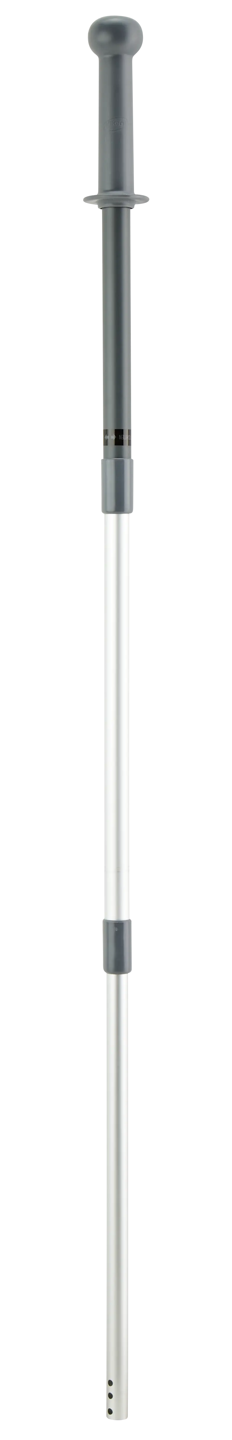 Short Telescopic Handle, 580 - 1390 mm, Ø35 mm, A scatto, Grigio