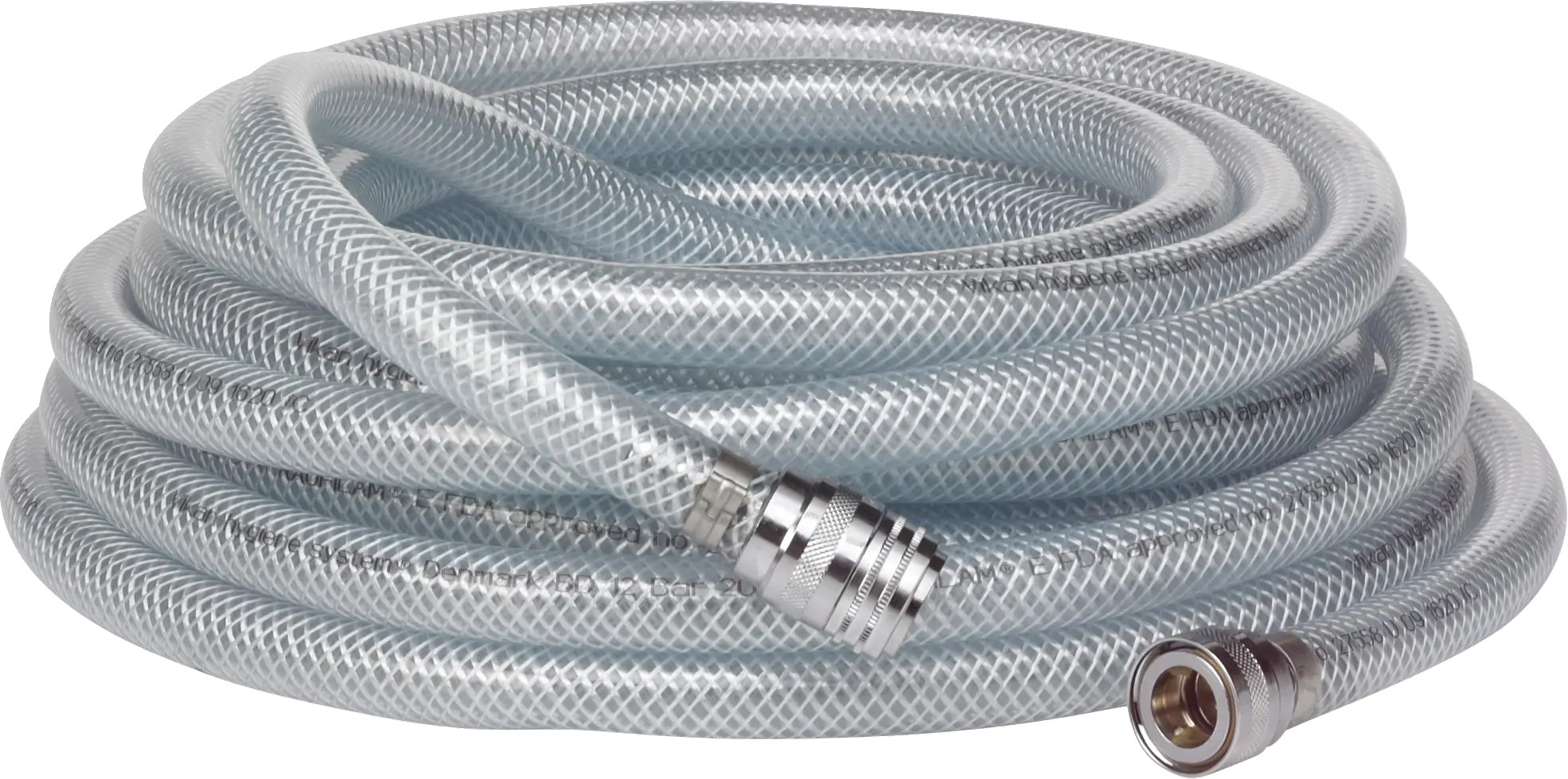 Cold water hose, 1/2" (Q), 10000 mm, Transparent