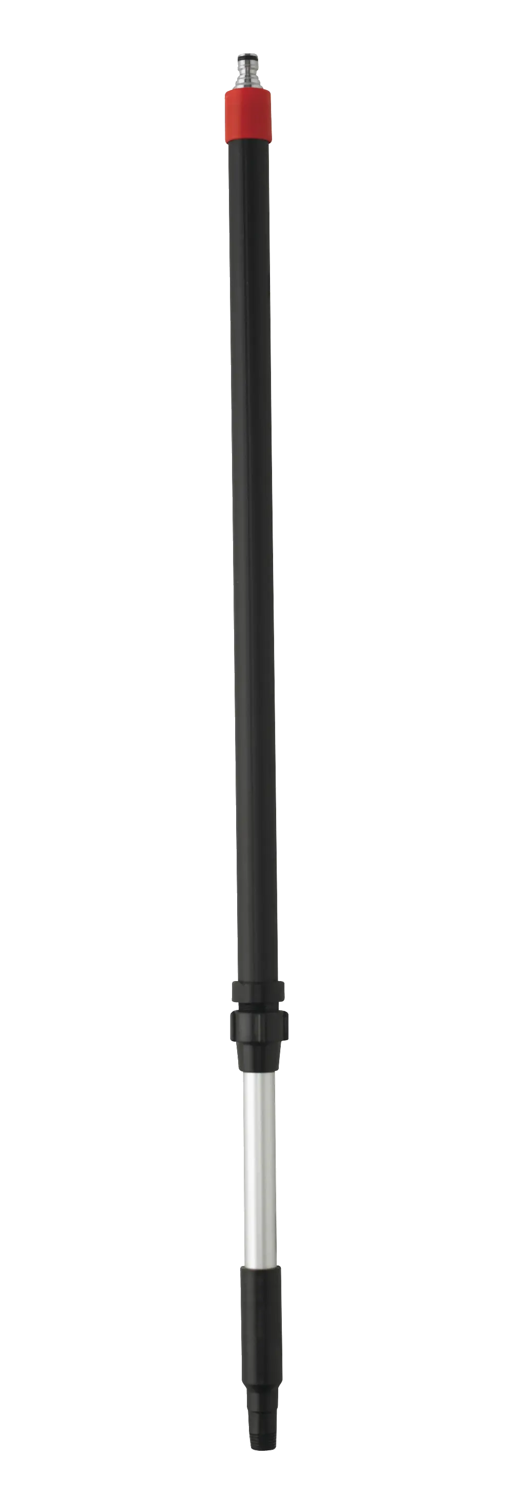 Aluminium Telescopic Handle, waterfed, w/Click Coupling (C), 1060 - 1600 mm, Ø32 mm, Black
