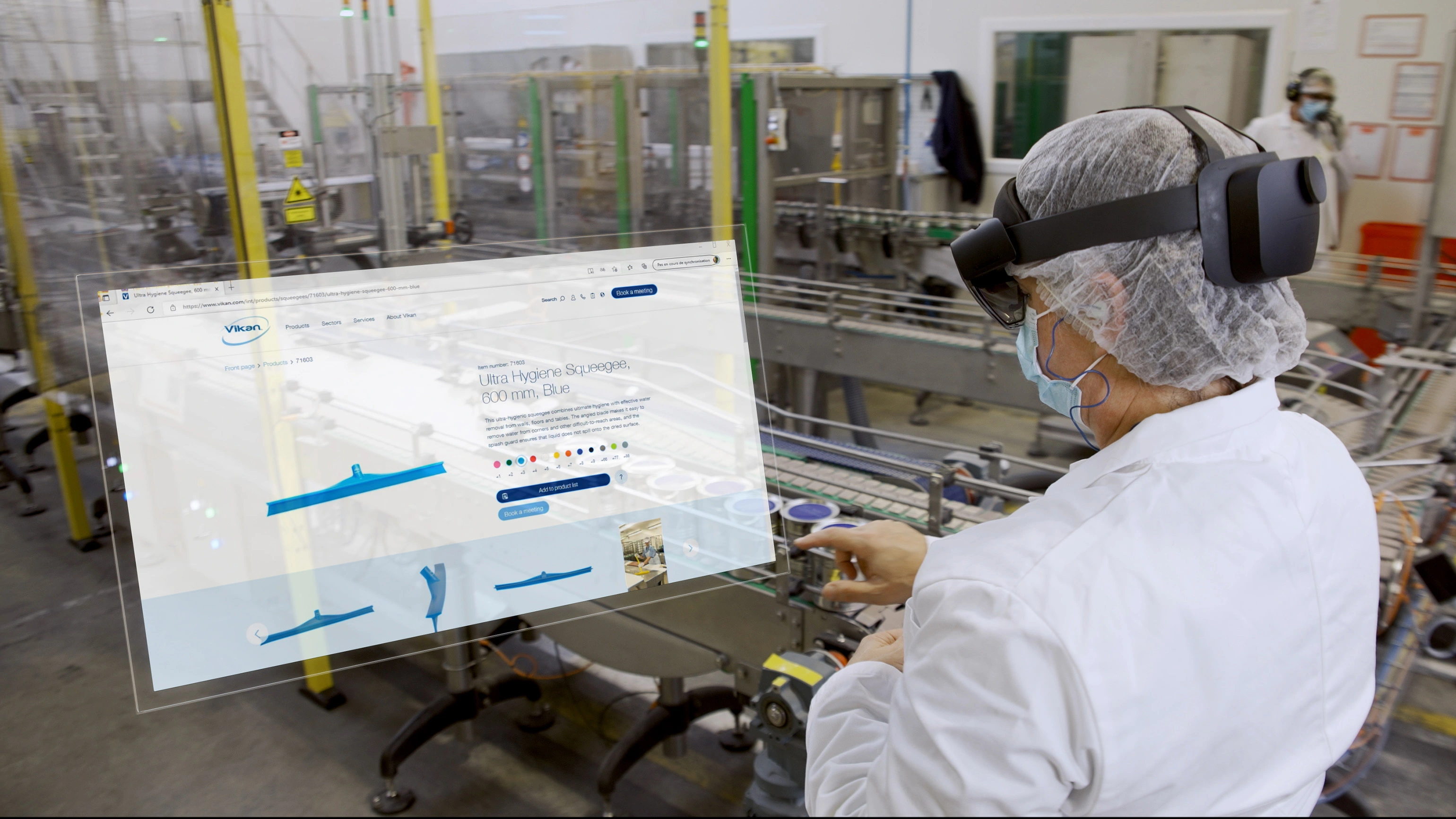 Vikan Virtual Site Survey being used at a food production plant