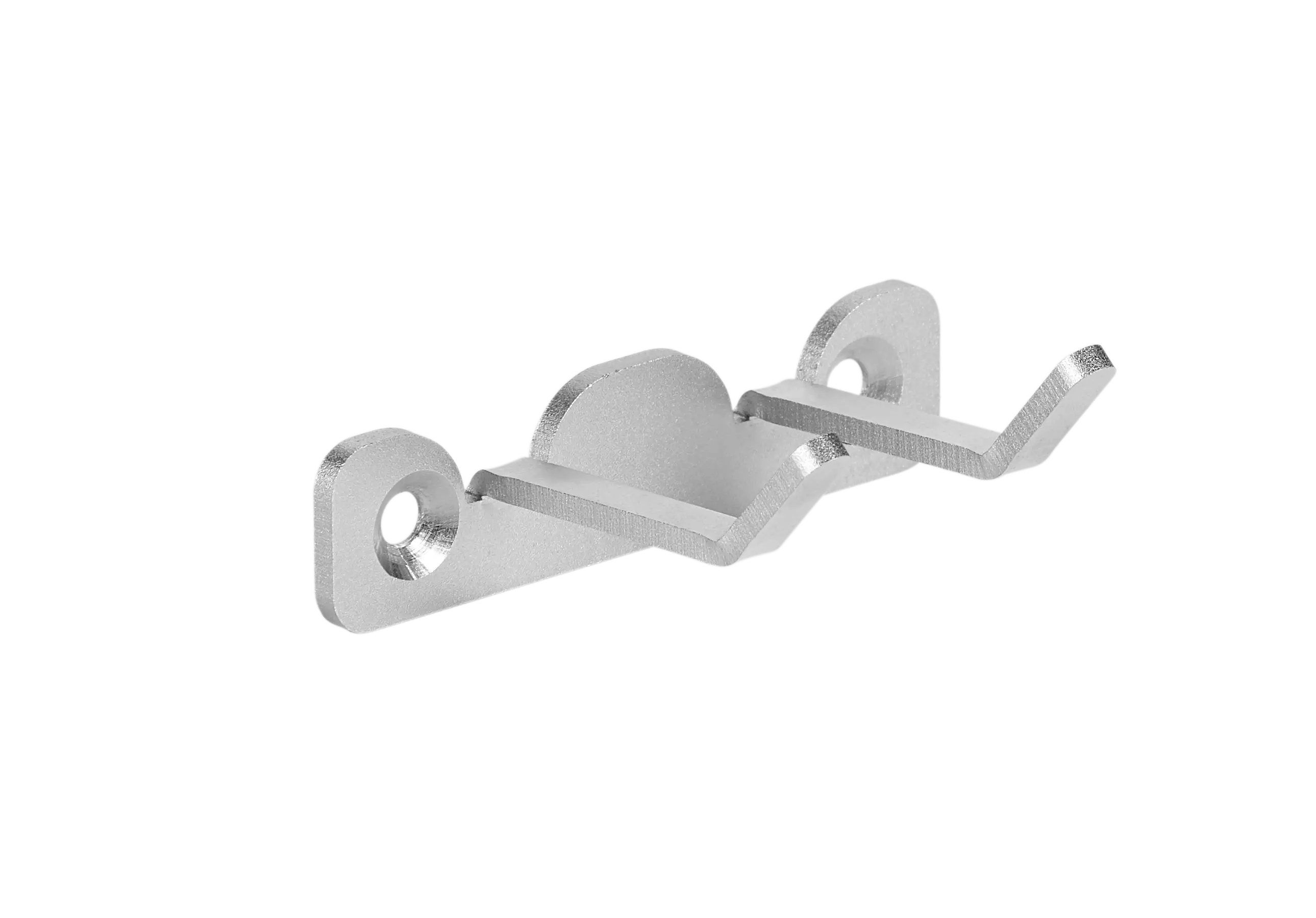 Dobbeltkrog med 2 M5 skruehuller, H20mm x W82mm