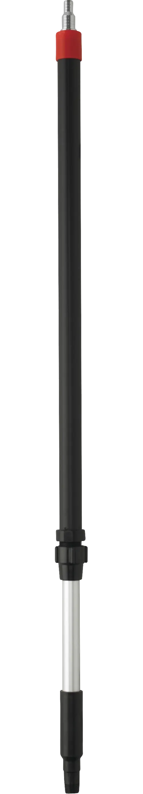Aluminium Telescopic Handle w/Hose Nozzle, waterfed, 1080 - 1600 mm, Ø32 mm, Black