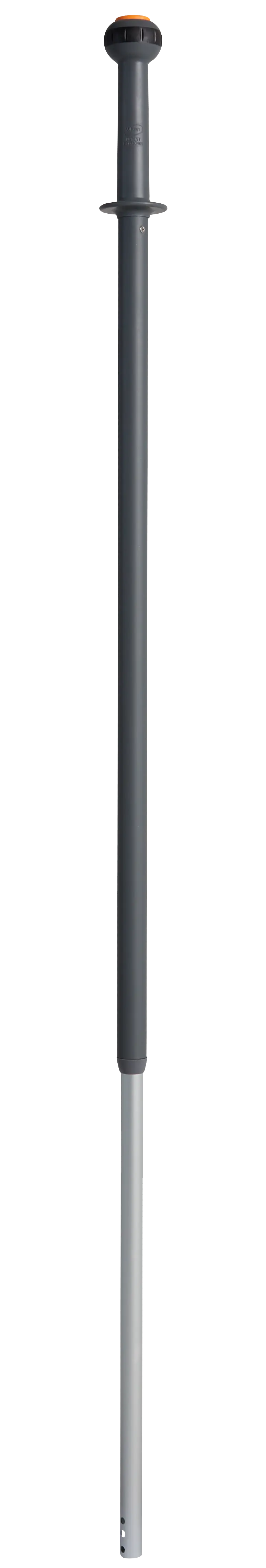 Aluminium Top-Adjustable Handle, 1220 - 1770 mm, Ø31 mm, Click-on, Grey