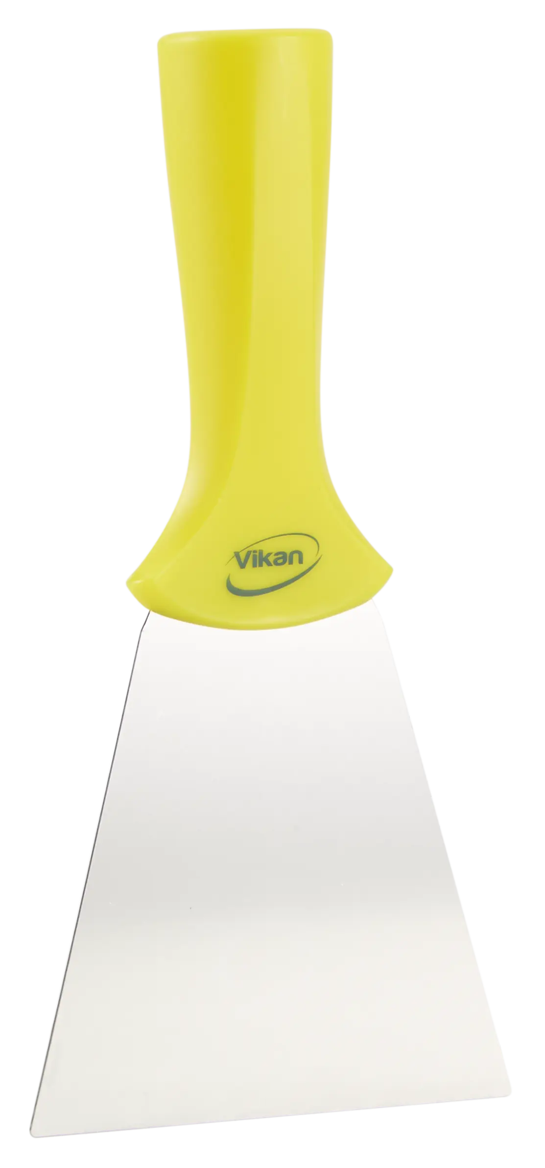 Raschietto inox con innesto filettato per manici, 100 mm, Giallo