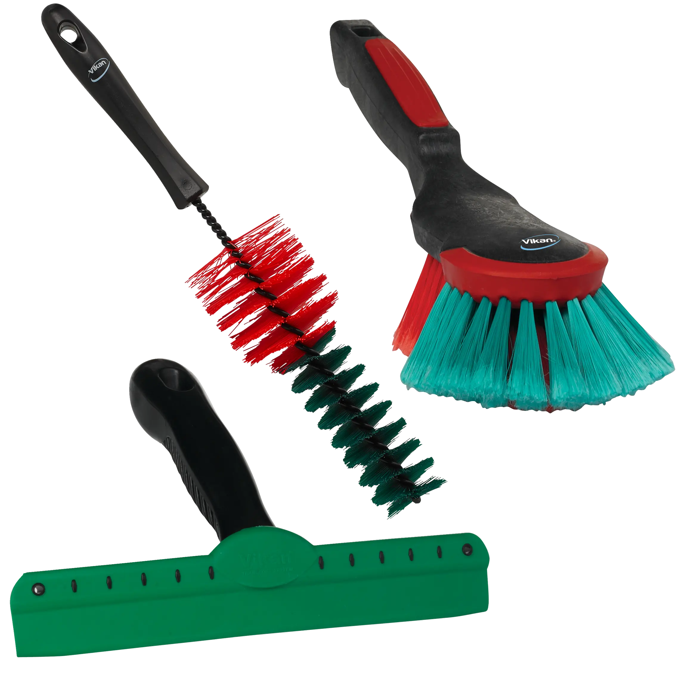 Transport campaign Kit, 2 brushes & 1 250 mm Wipe-N-Shine, 340 mm, , Black