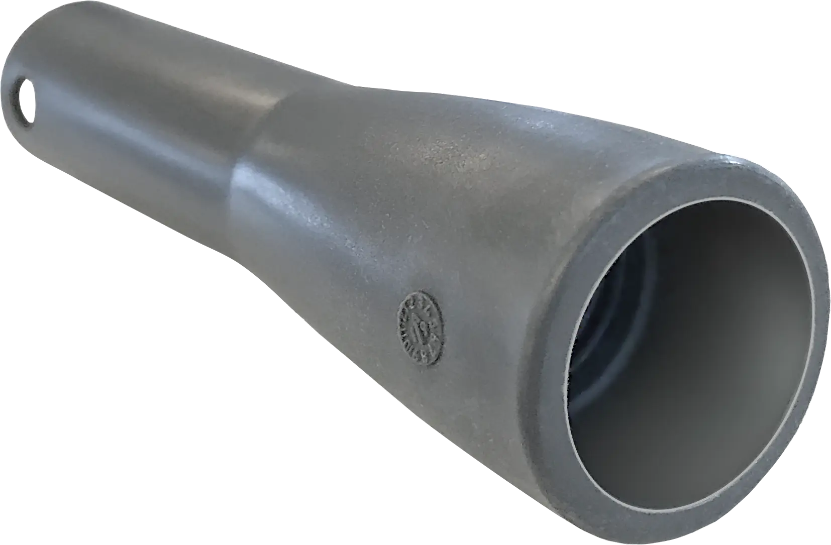 Metallfreies Adapterstück, von Gewinde zu Klick, Ø32 mm, 118 mm