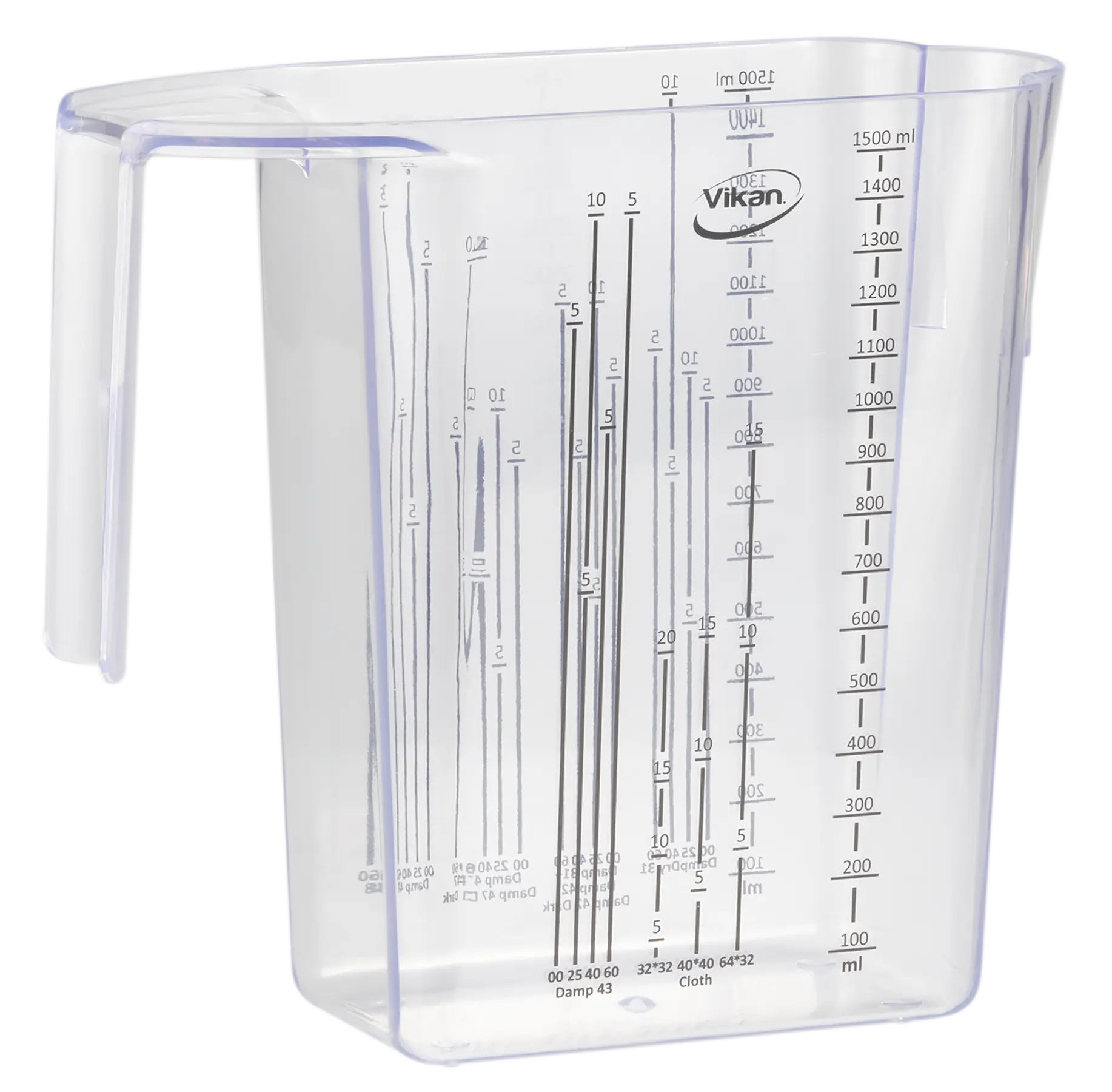 Preparation Jug, 1.5 Litre, Transparent