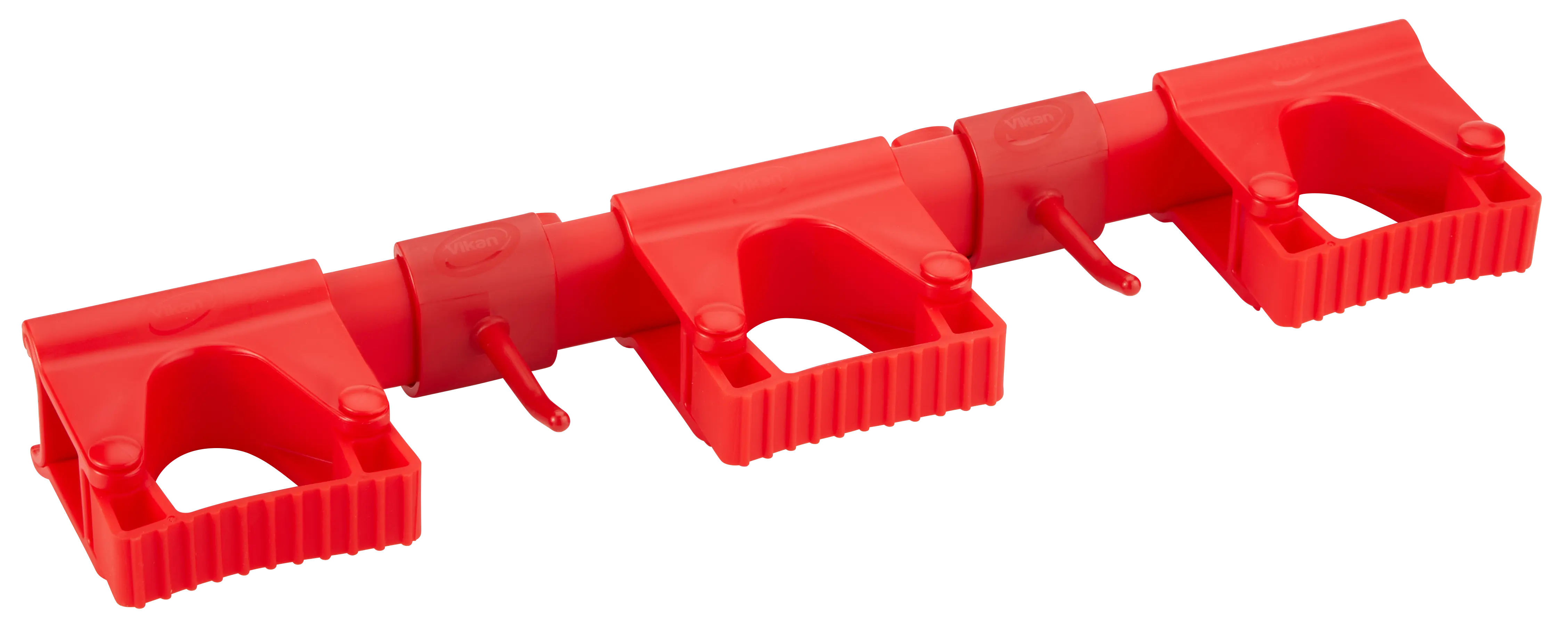 Hygienic Hi-Flex Wall Bracket System, 420 mm, Red
