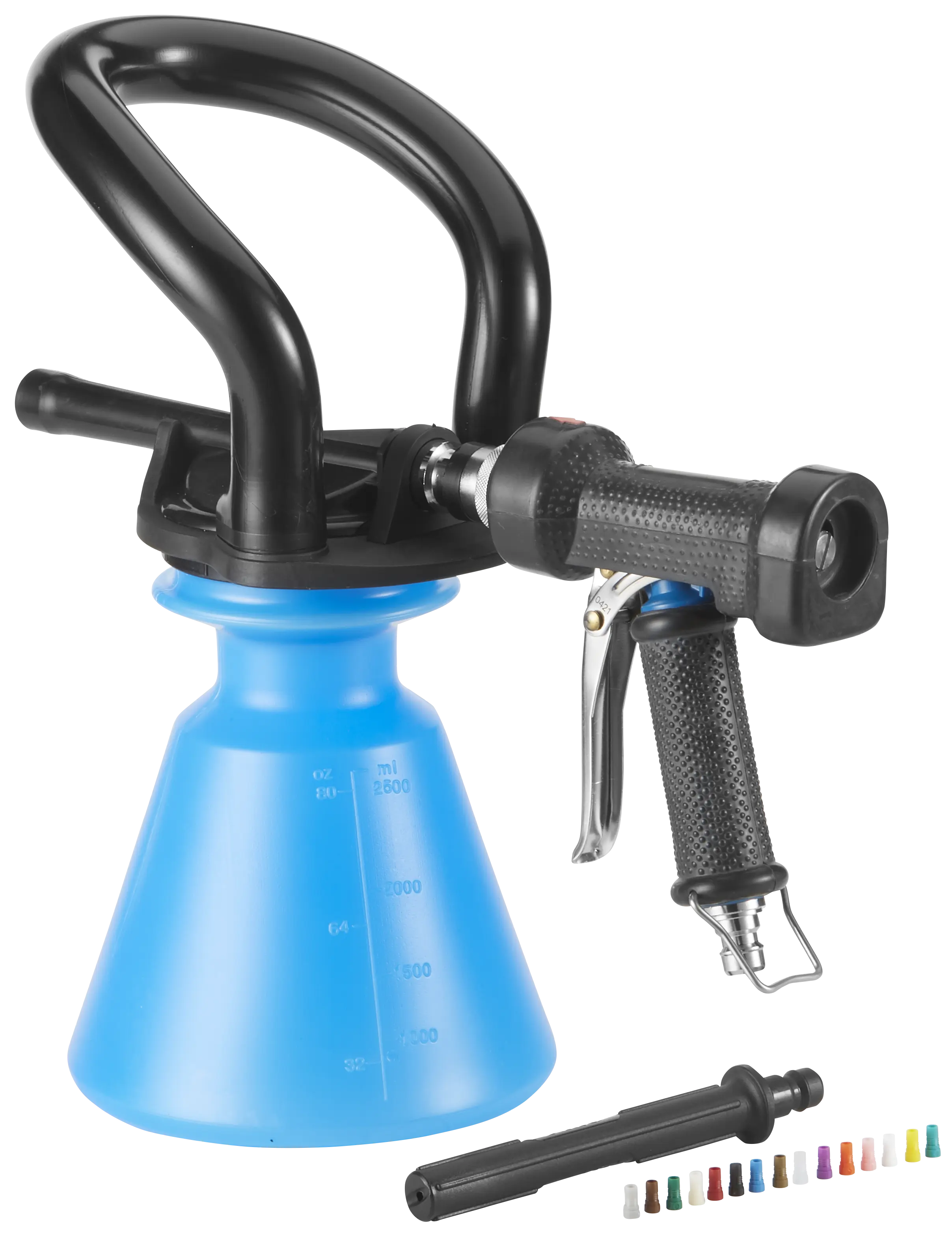 Foam sprayer, incl. jet spray, 1/2"(Q), 2.5 Litre, Blue