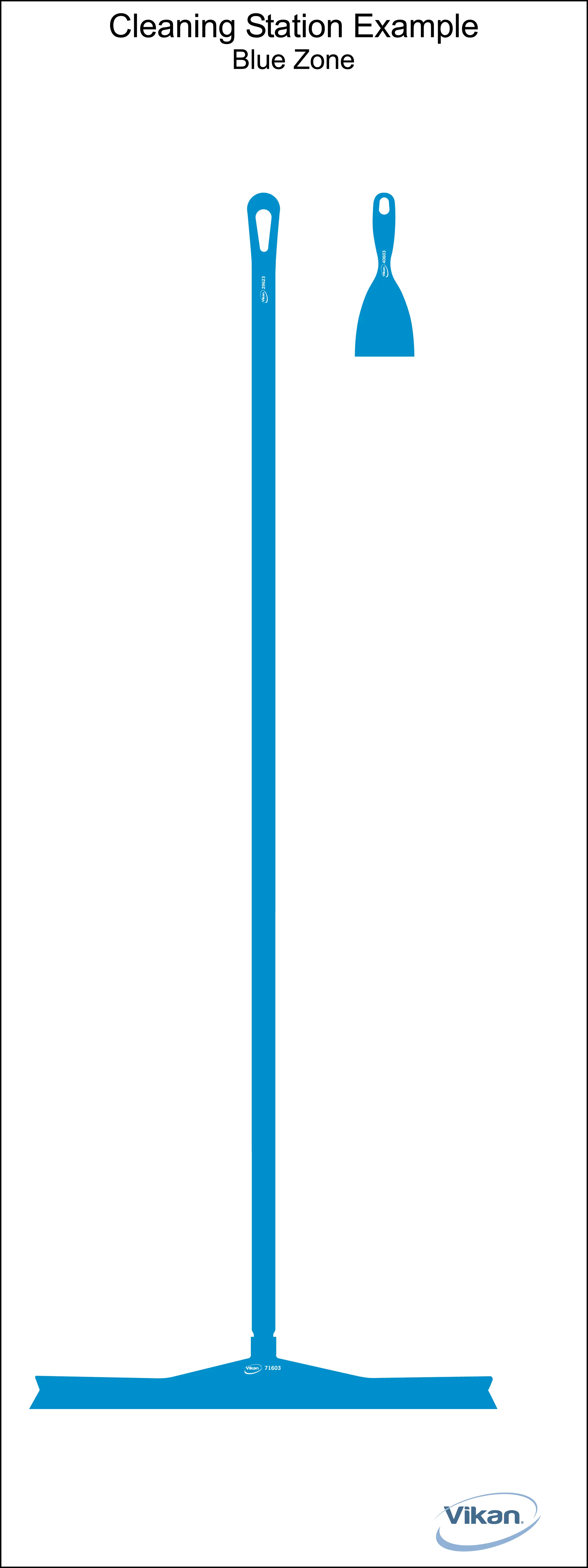 Shadow Board excl. Spacers, Coloured Shadows, H1990mm x W730mm