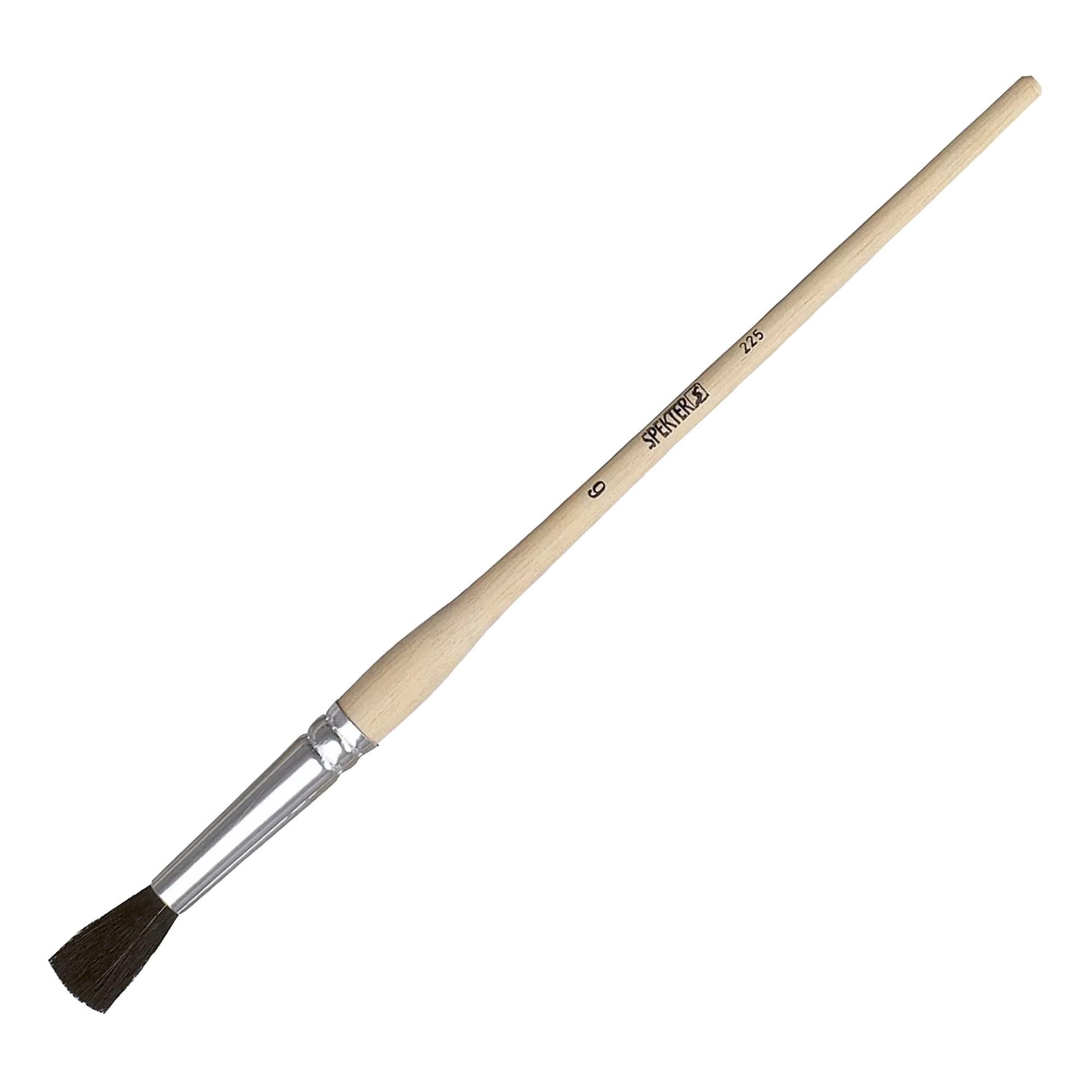 Listepensel, rund, 6,5 mm, Træ