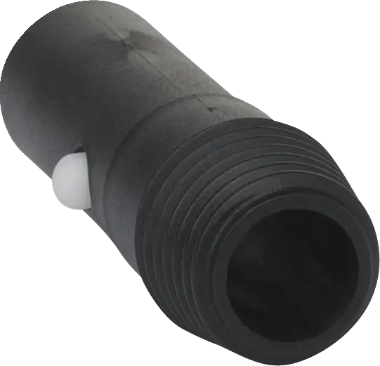 Adaptateur d’un click à un pas de vis, Ø26 mm, 78 mm, Noir