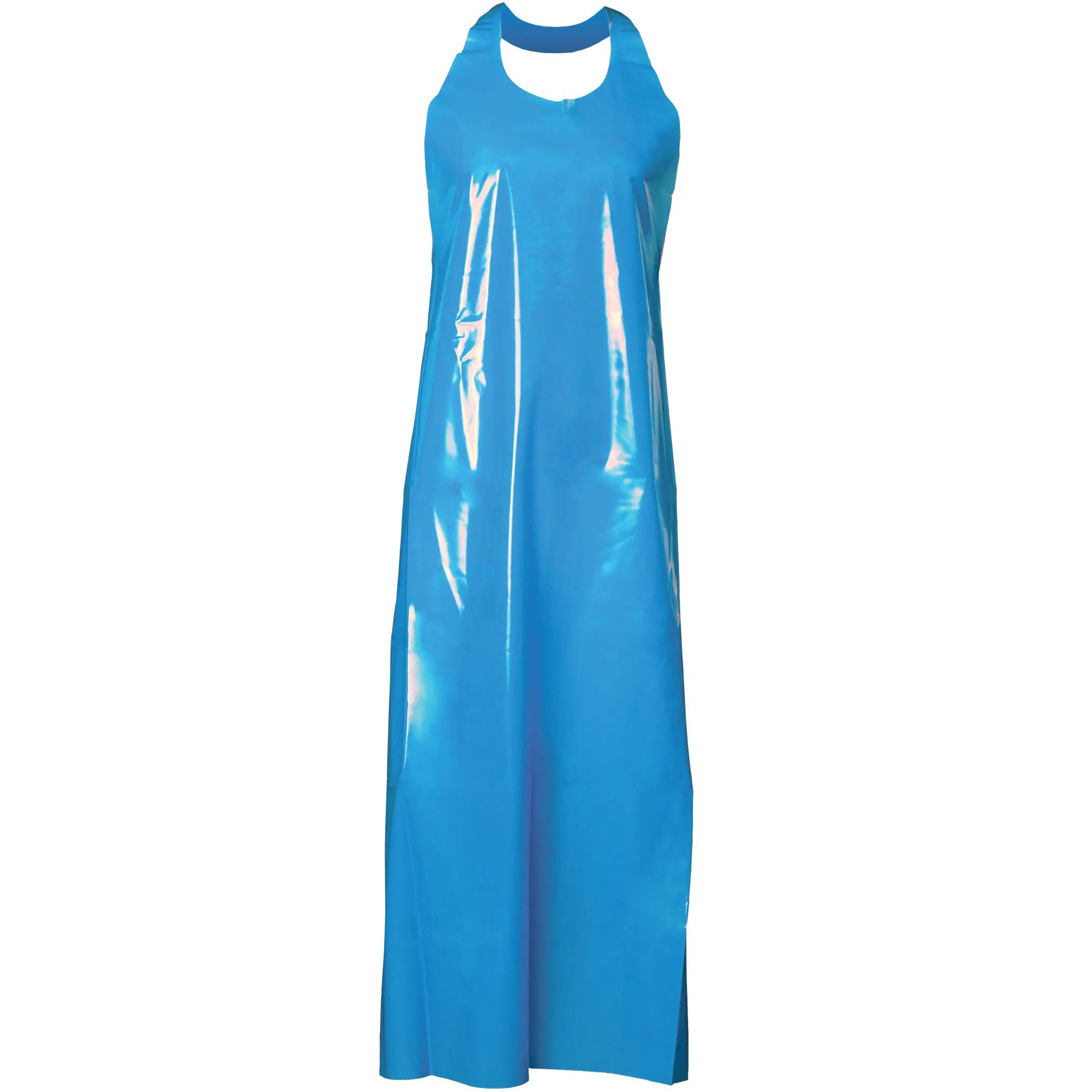 8 Mil Apron,  50" Length, Blue