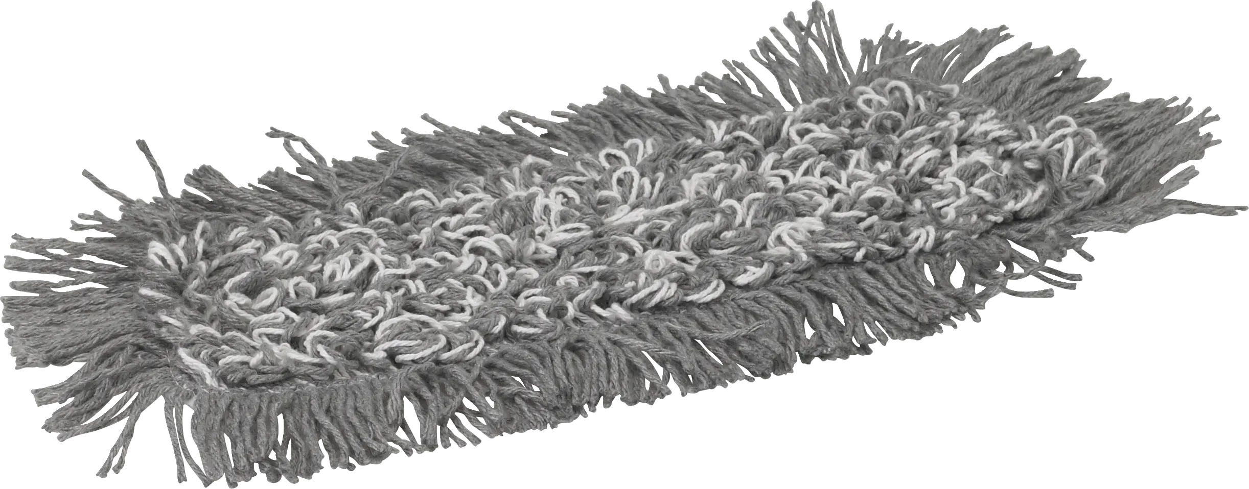 Damp 43 mikrofibermoppe, Hook & Loop, 25 cm, Grå