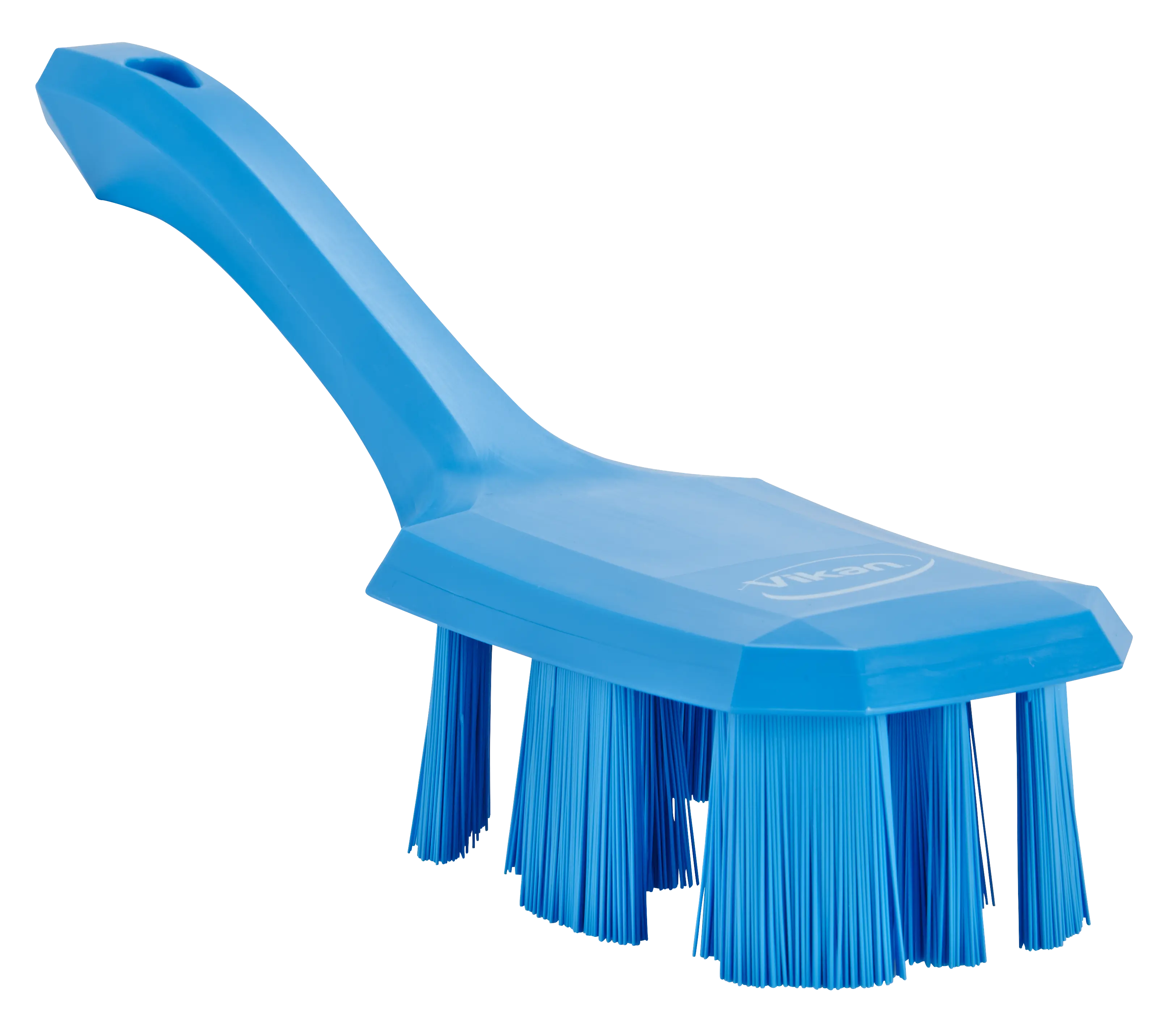 UST Hand Brush w/short handle, 260 mm, Hard, Blue