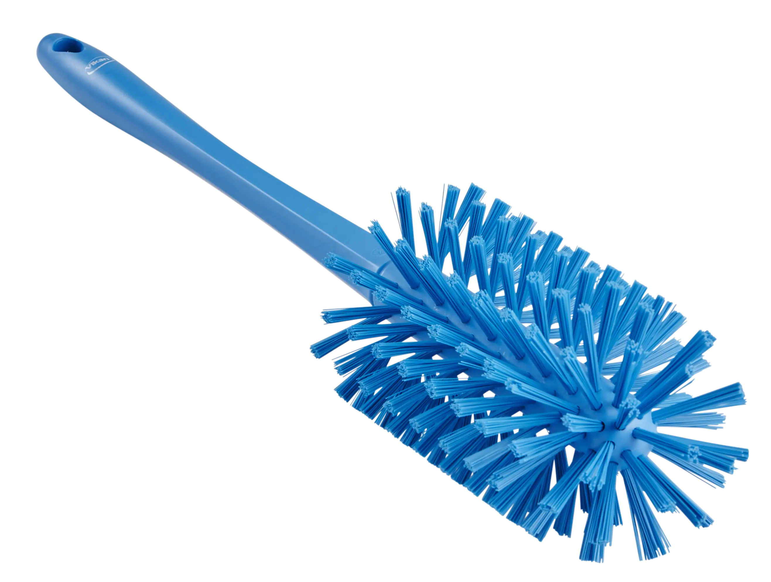 Pipe Brush w/handle, one piece, 430 mm, Medium/hard, Blue