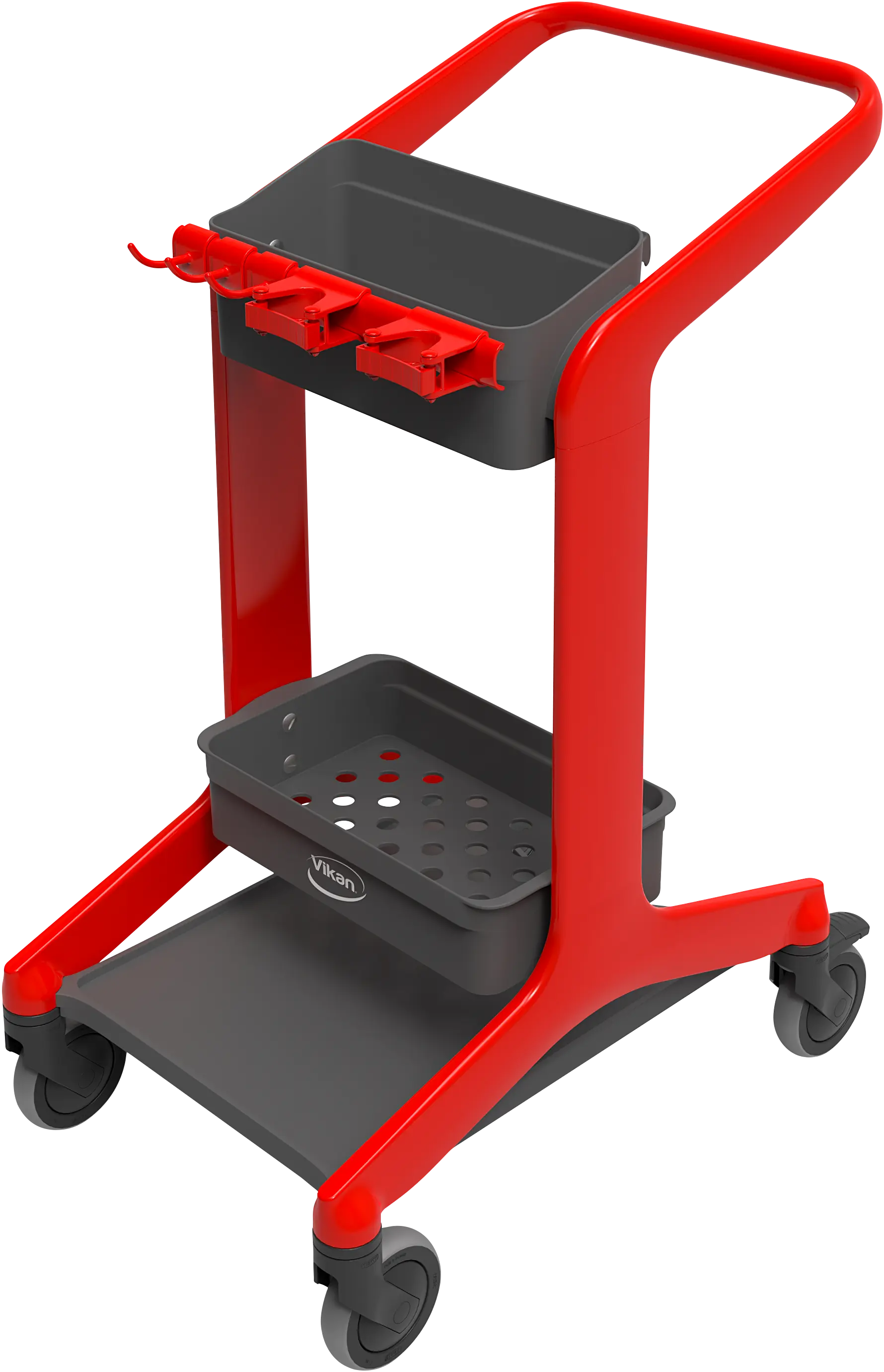 HyGo Mobile Cleaning Station, 780 mm, Red