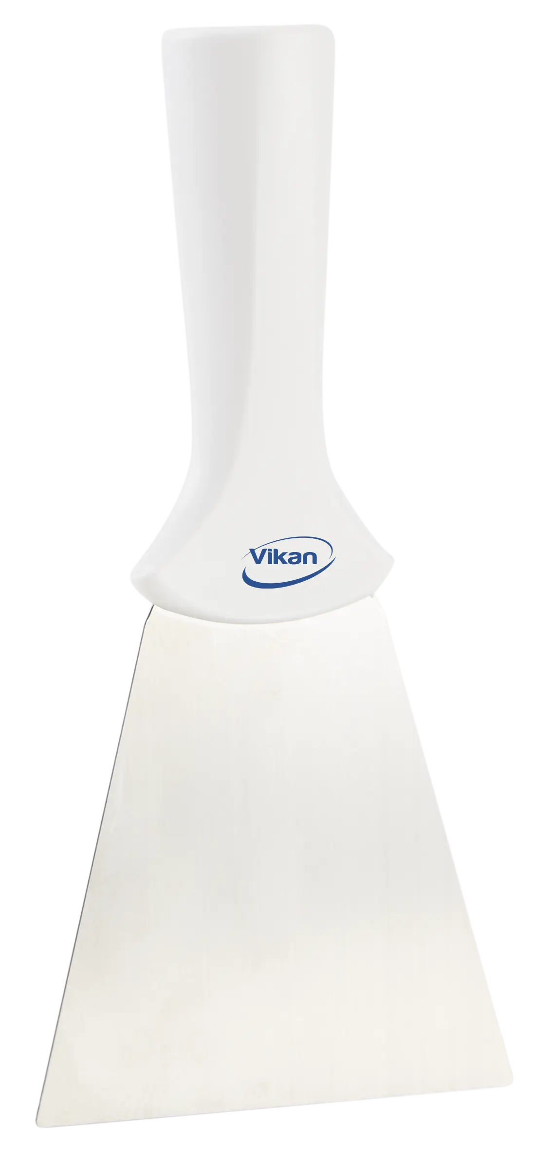 Stainless Steel Scraper with Threaded Handle, 100 mm, White