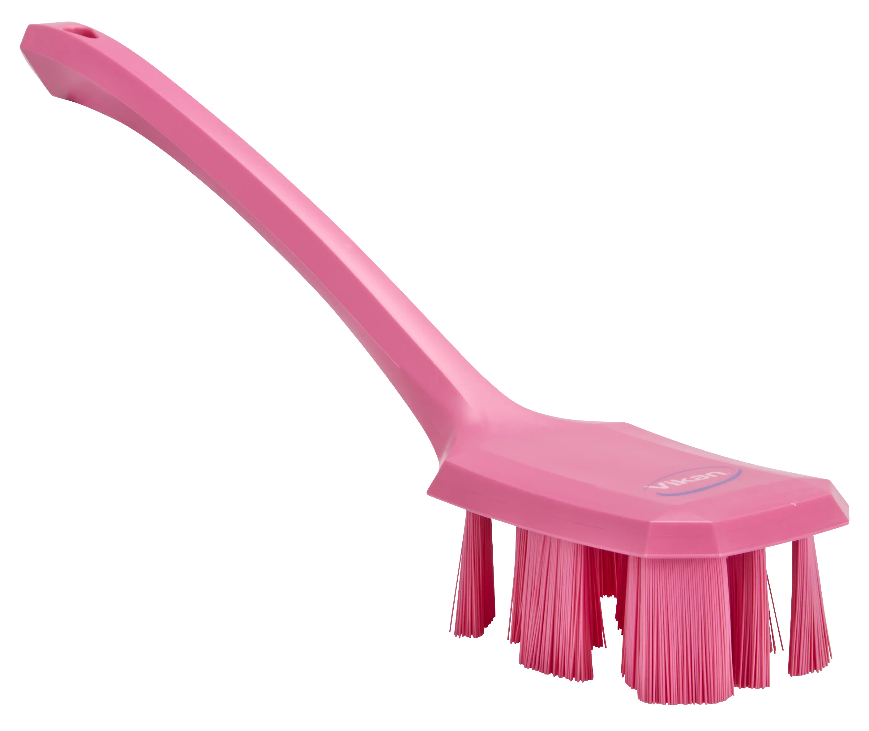 UST Brosse à main, manche long, 395 mm, Dur, Rose