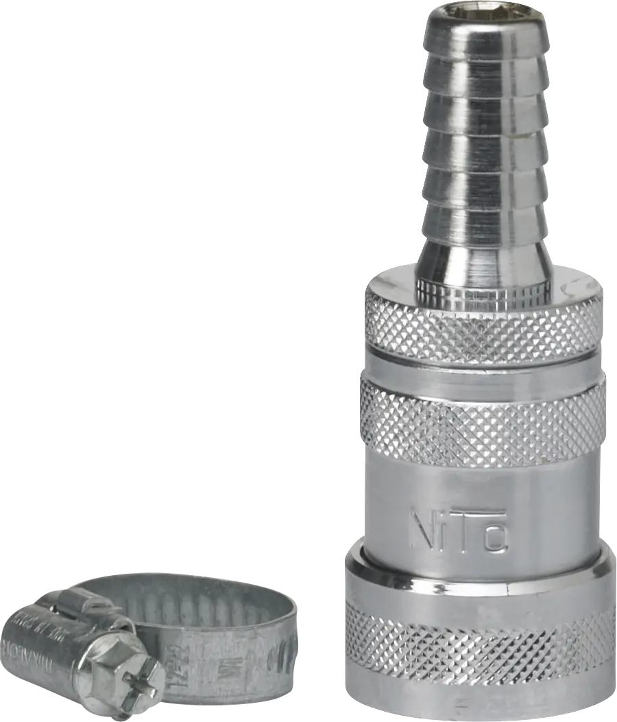 Coupling with Hose Nozzle and Shut-Off Valve, 1/2" (Q)