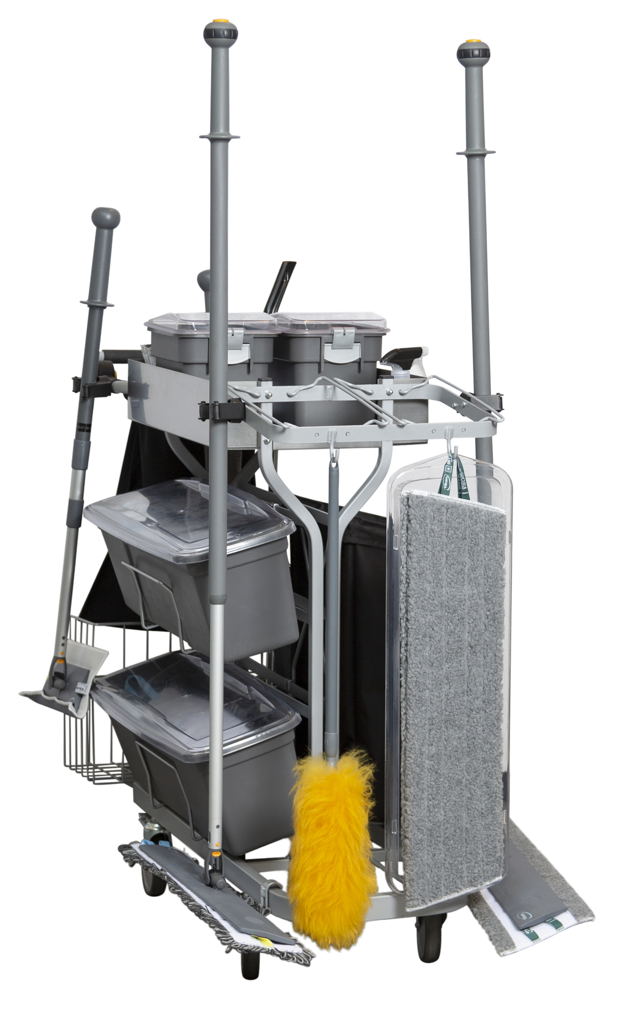 Kontorrengøringssystem, System Størrelse 60 cm, Grå