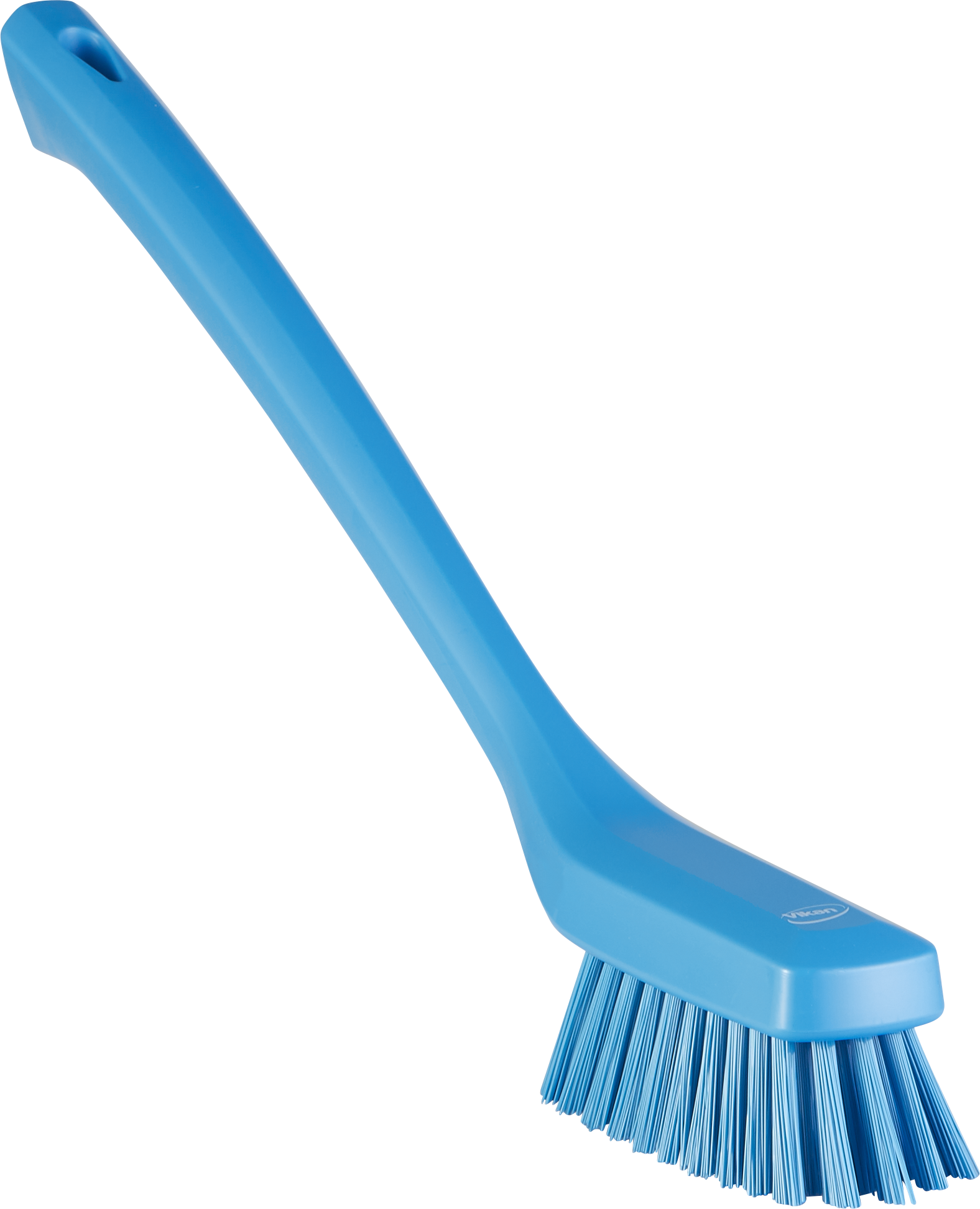 Narrow Cleaning Brush with Long Handle, 420 mm, Hard, Blue