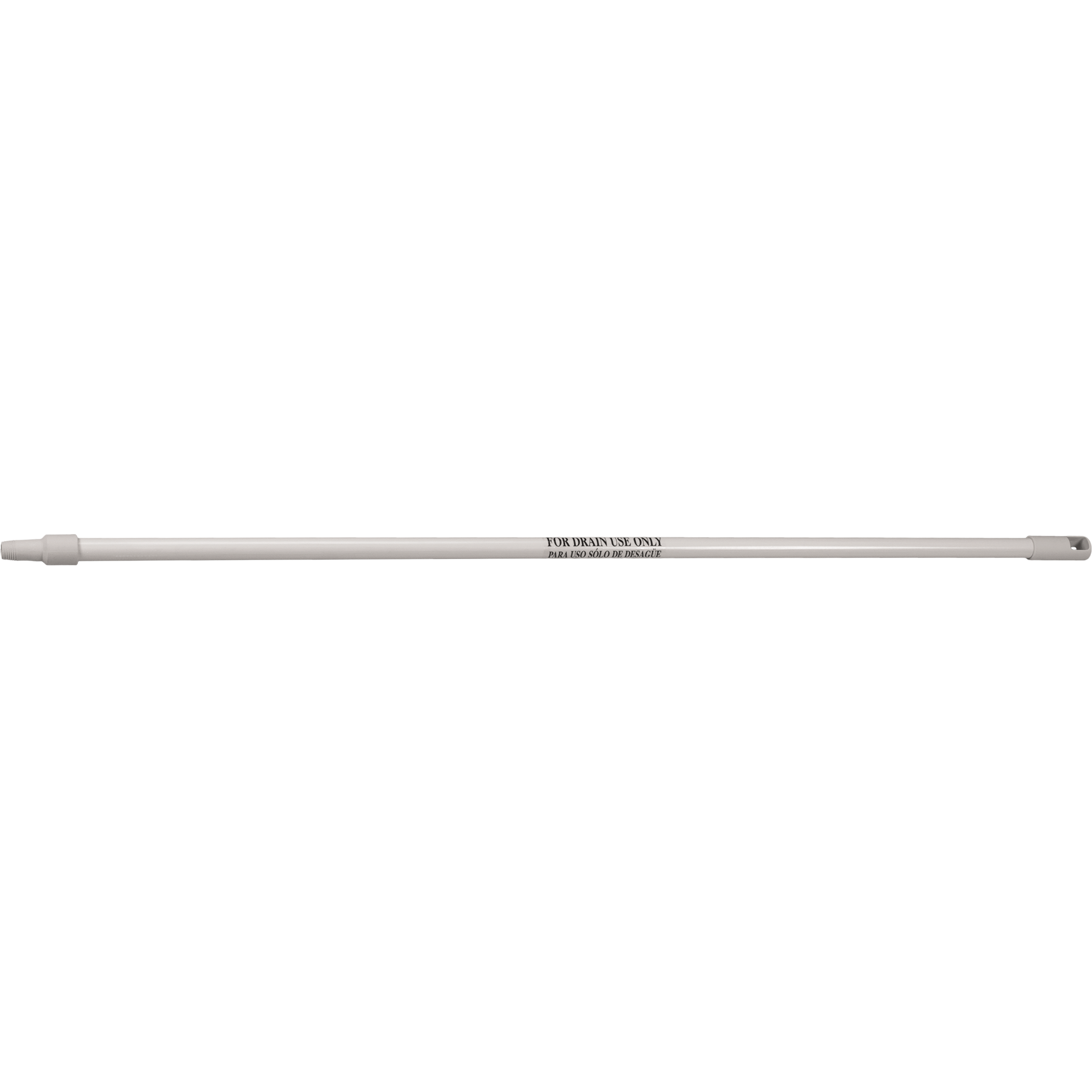 53" Fiberglass Drain Handle, White