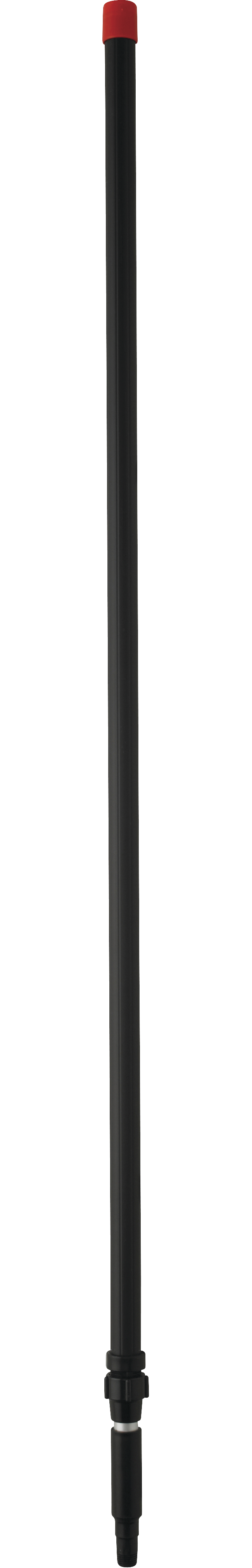Teleskopskaft, aluminium, 1575 - 2780 mm, Ø32 mm, Sort