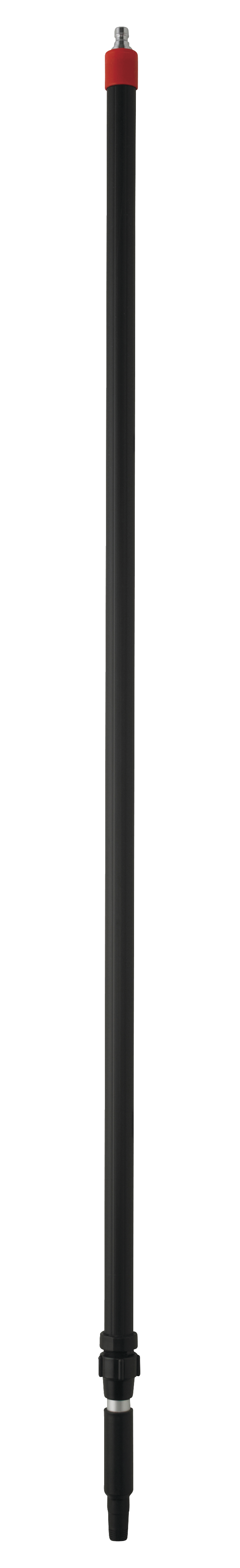 Teleskopstiel m/Wasserdurchlauf, Klick-Kupplung, Aluminium (C), 1600 - 2780 mm, Ø32 mm, Schwarz