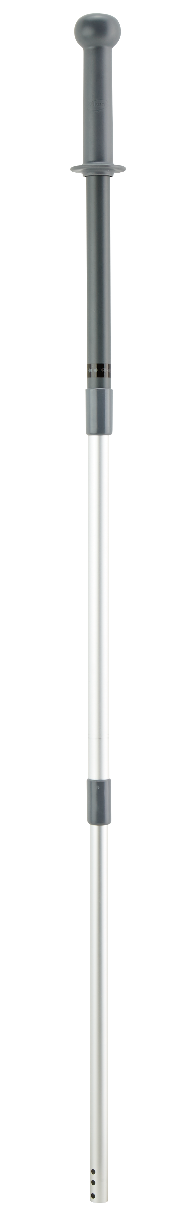 Short Telescopic Handle, 580 - 1390 mm, Ø35 mm, Click-on, Grey