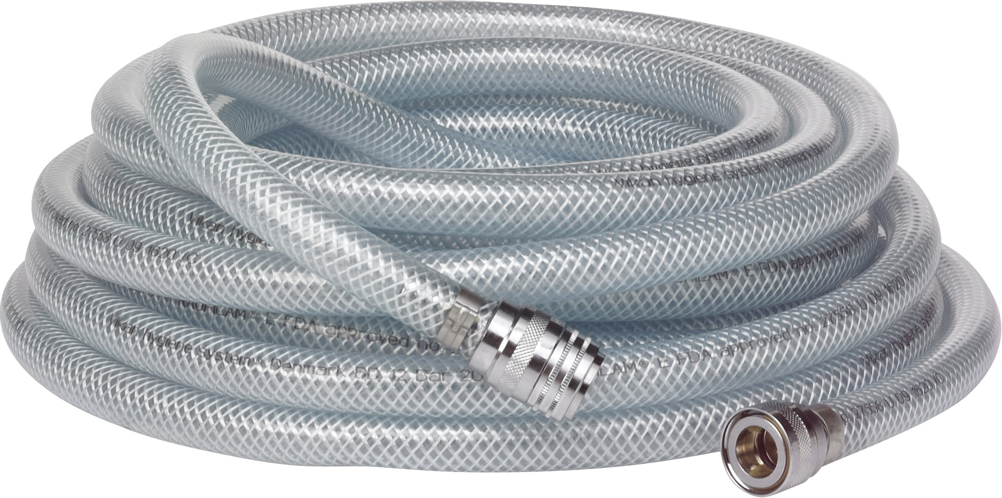 Cold water hose, 1/2" (Q), 10000 mm, Transparent