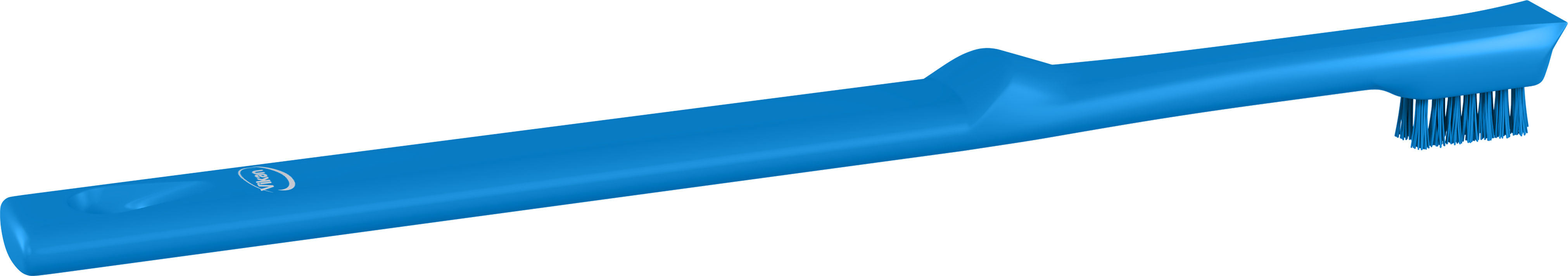 Detail Brush, Small Narrow Head & Scraping Edge, 5 pcs., 7.9" Stiff, Blue