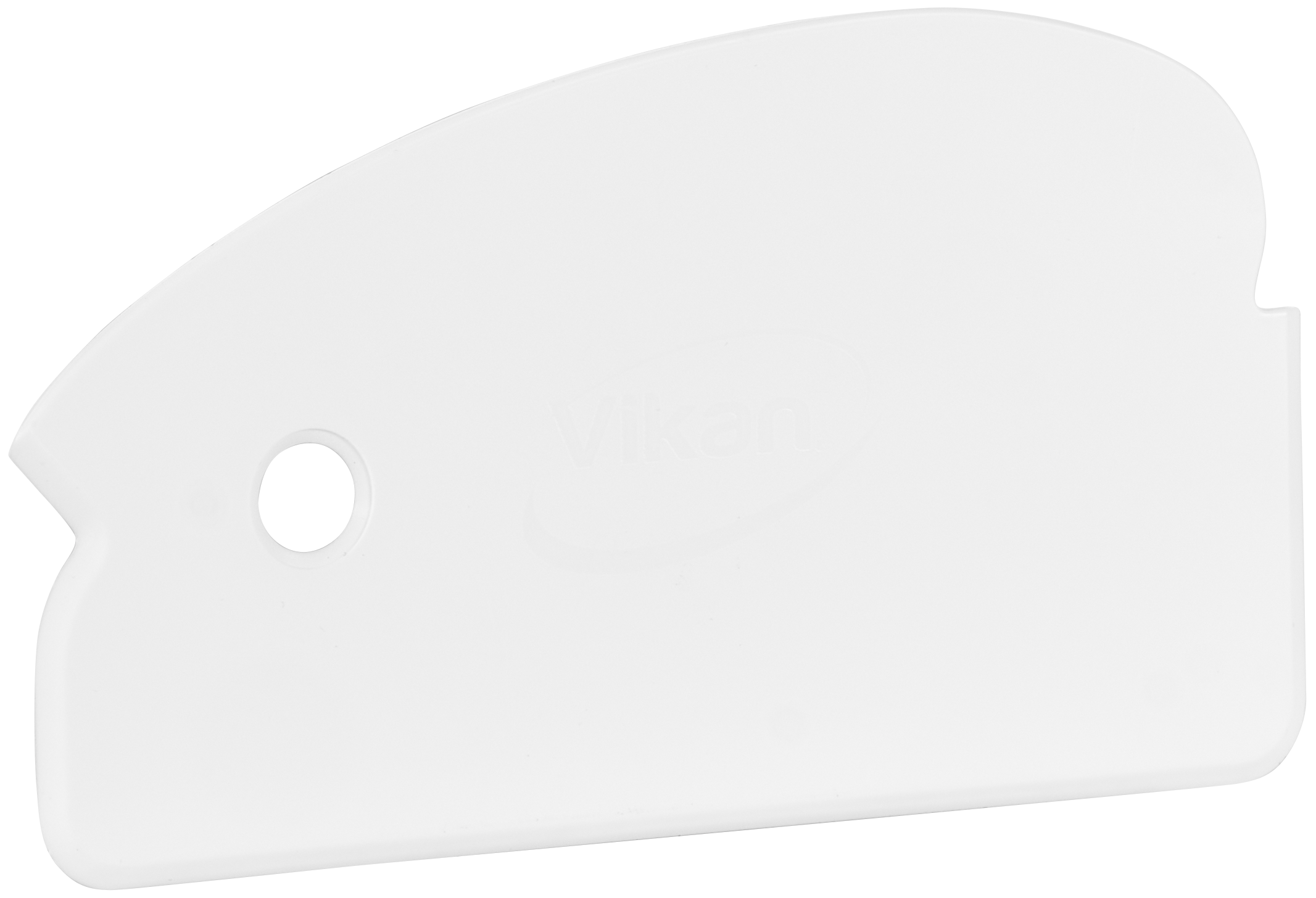 Håndskraber, fleksibel, 165 mm, Hvid