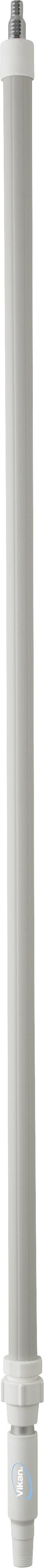 Aluminium Teleskopskaft m/slangestuds, vandgennemløb, 1615  - 2780 mm, Ø32 mm, Hvid