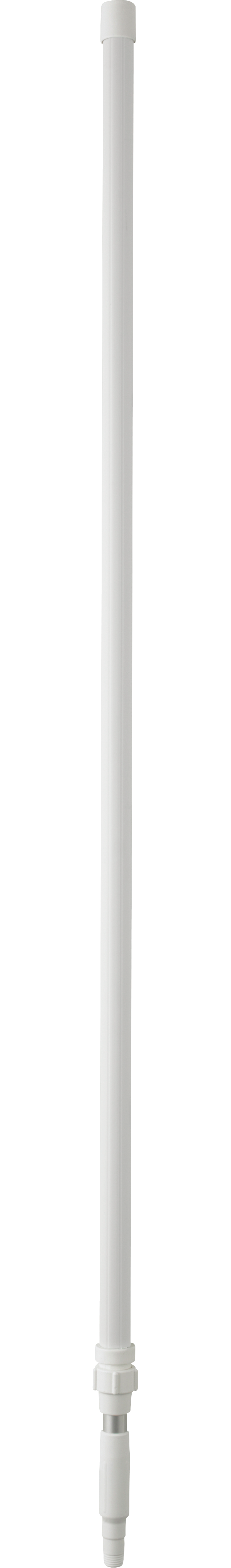 Aluminiumsteleskopskaft, 1575 - 2780 mm, Ø32 mm, Hvid