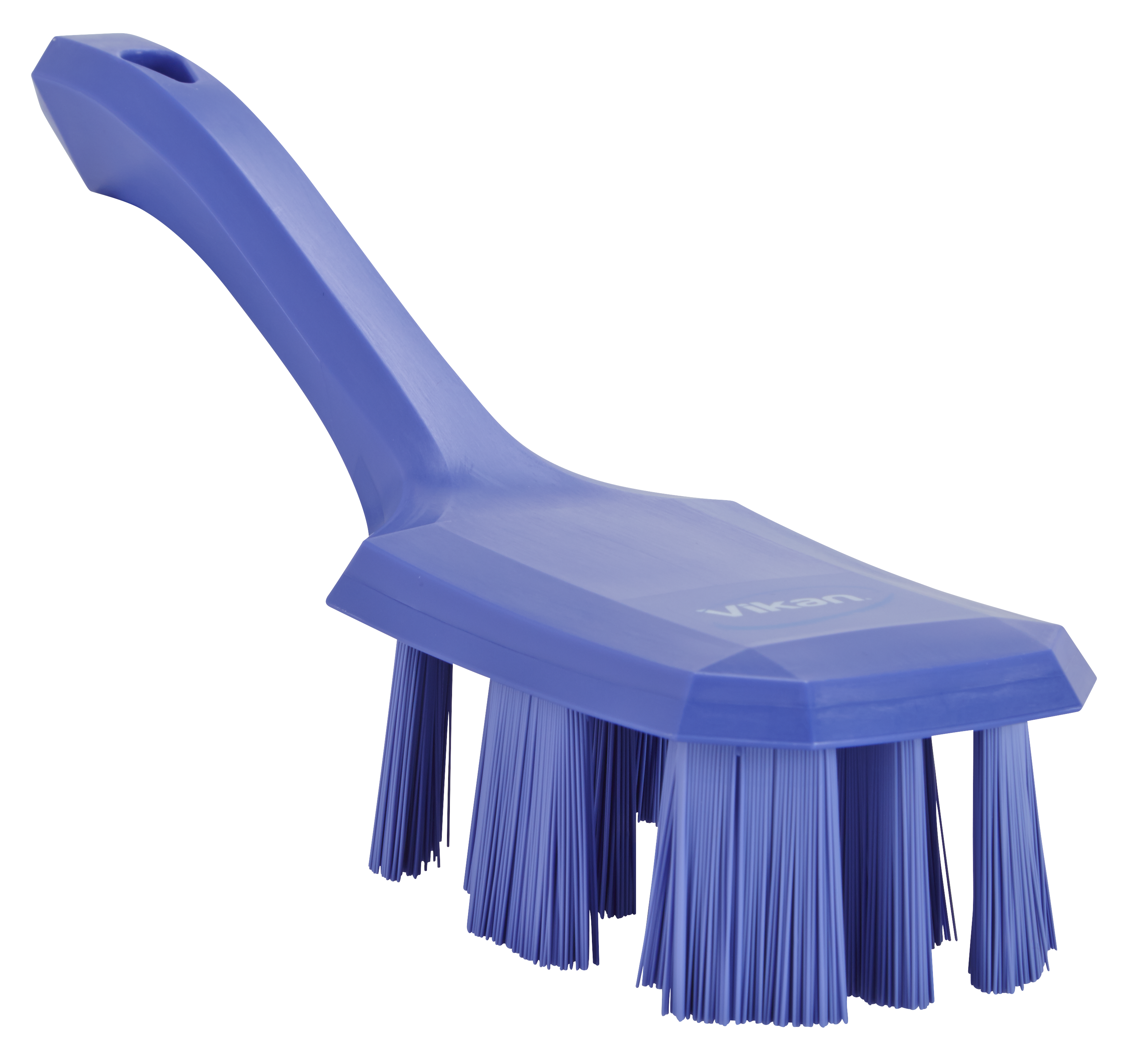 UST Hand Brush w/short handle, 260 mm, Hard, Purple