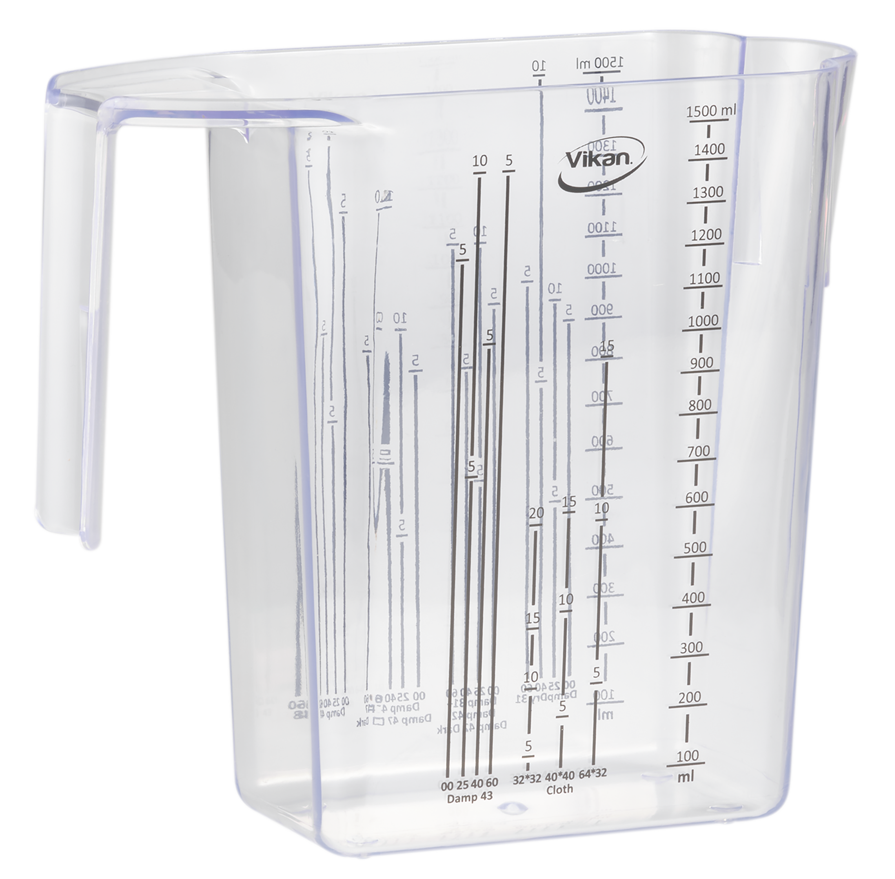 Præpareringskande, 1,5 Liter, Transparent