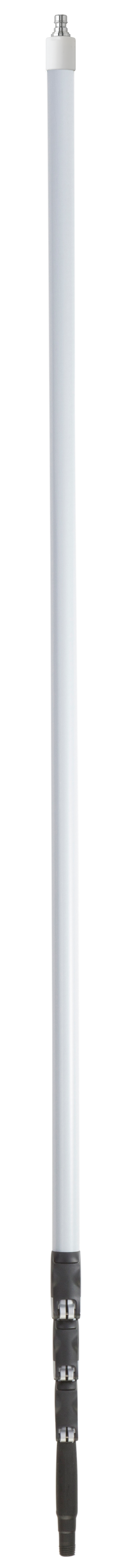 Glasfiber Teleskopskaft m/metal Kobling, kun til kondensskraber 7716x (Q), 1880 - 6000 mm, Ø34 mm, Grå
