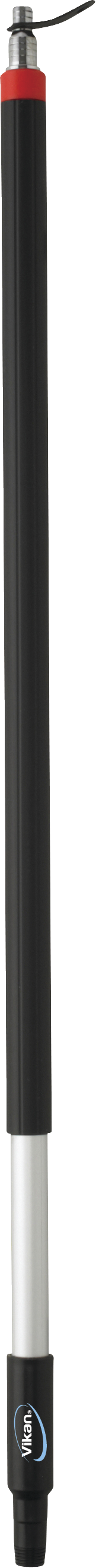 Manche en aluminium à passage d'eau, Ø31 mm, 1025 mm, Noir