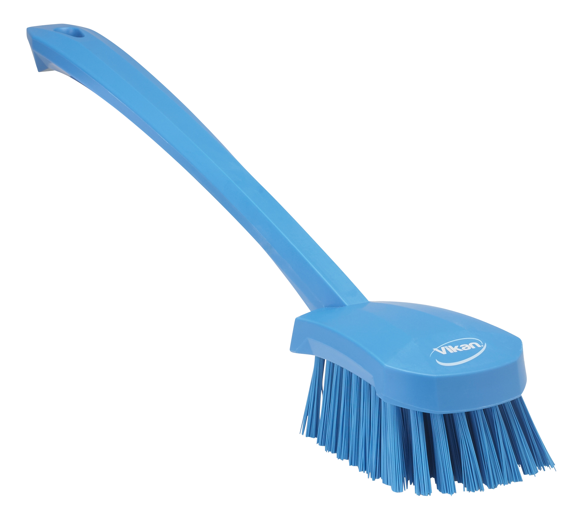 Washing Brush with long handle, 415 mm, Hard, Blue