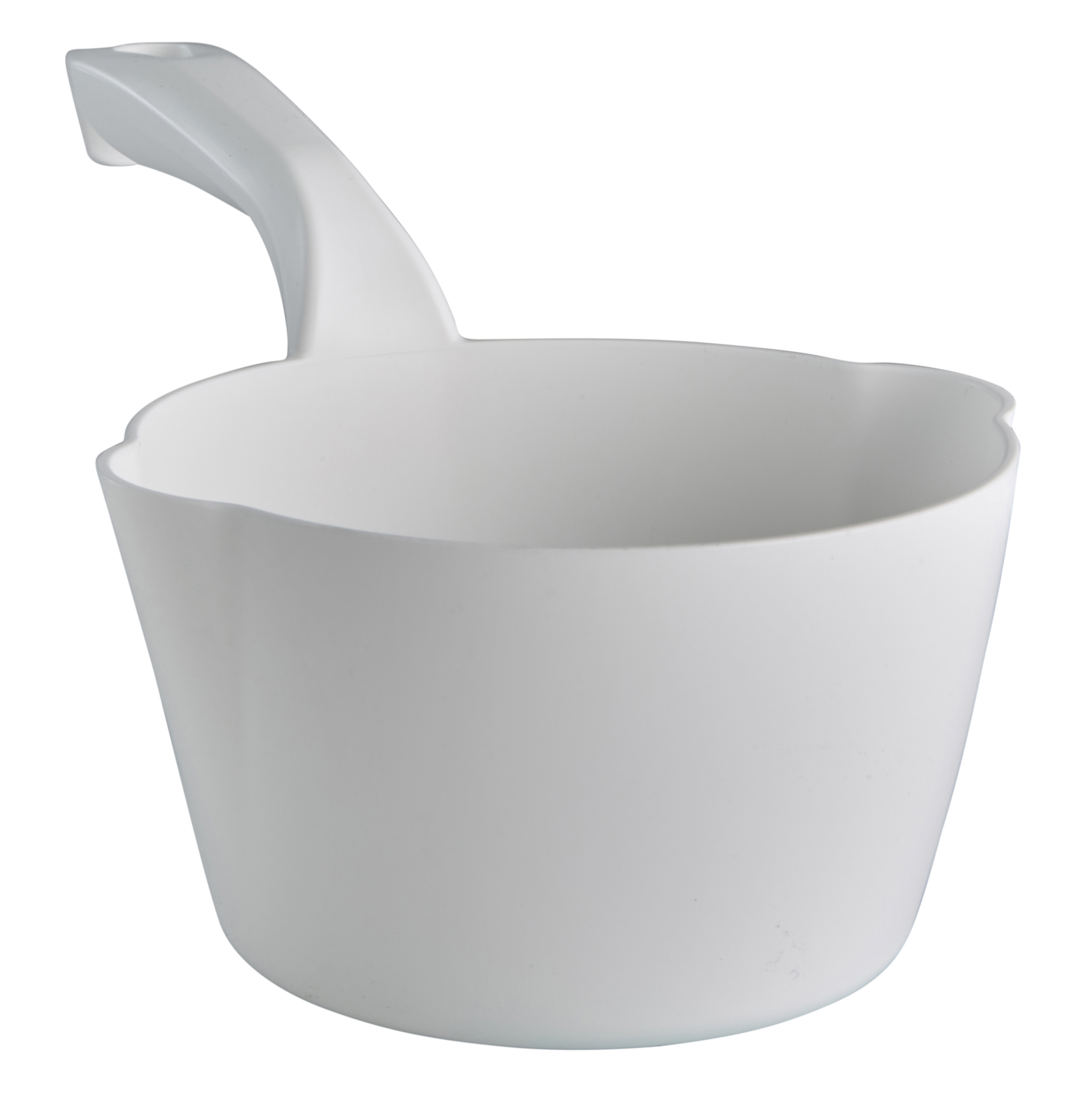 Øse, rund, 1 Liter, Hvid
