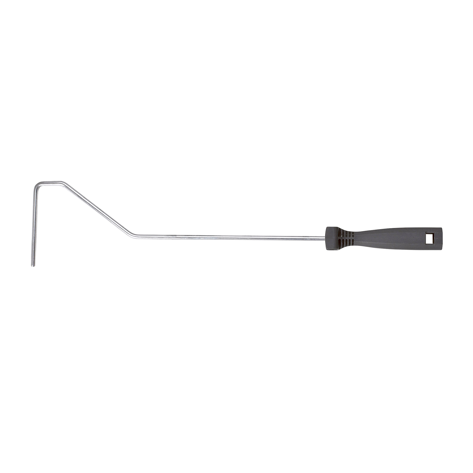 Malerbøjle, stick, langt skaft, 100 mm, Ø8 mm, Grå