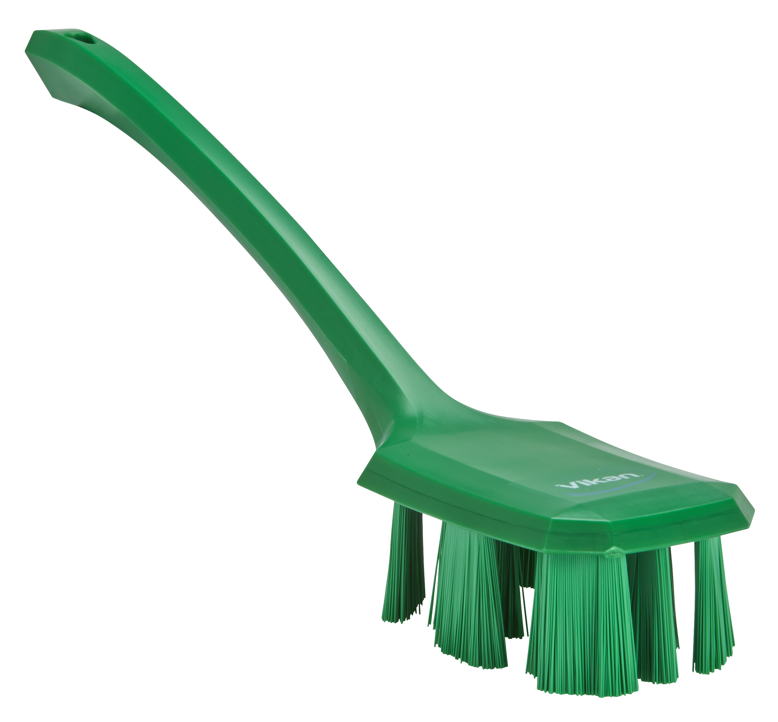 UST Hand Brush w/long Handle, 395 mm, Hard, Green