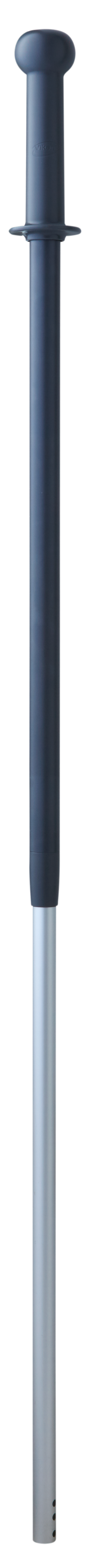 Ergonomic Aluminum Handle, 1380 mm, Ø35 mm, Click-on, Grey