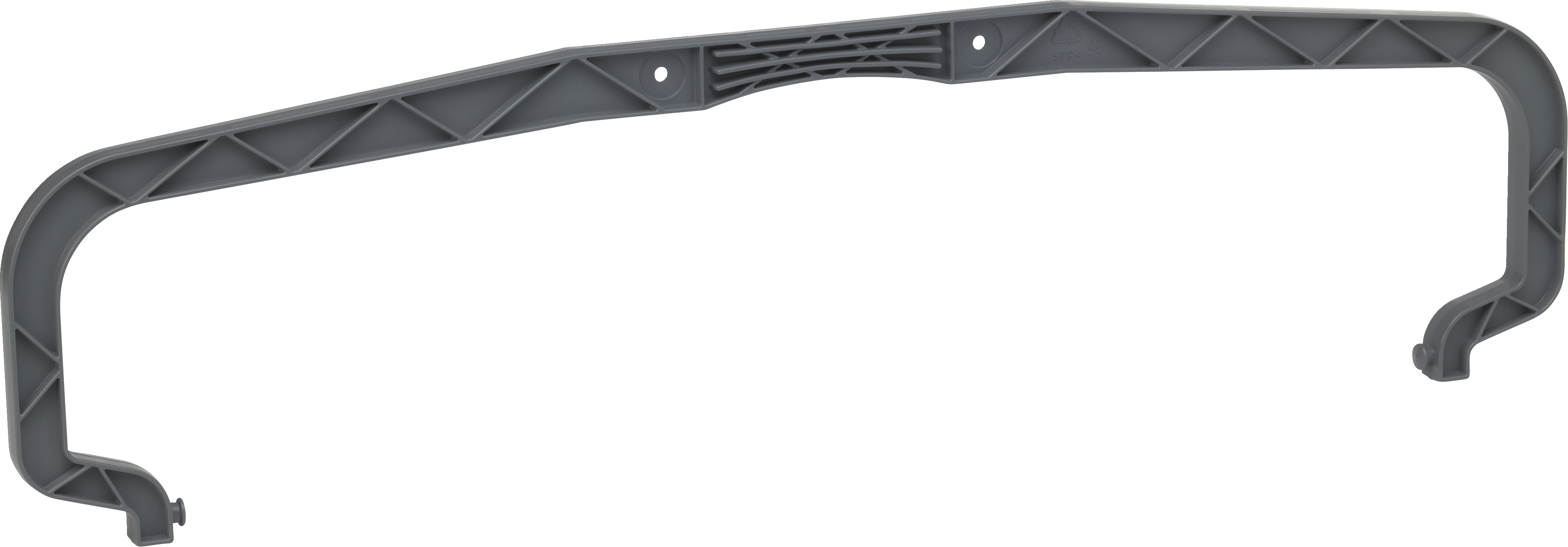 Handle for 40 cm mop box, 60 cm System Size, 640 mm, Grey