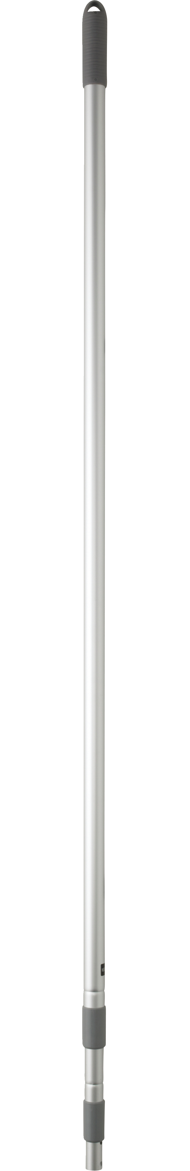 Aluminium Telescopic Handle, 1480 - 4000 mm, Ø29 mm, Click-on, Grey