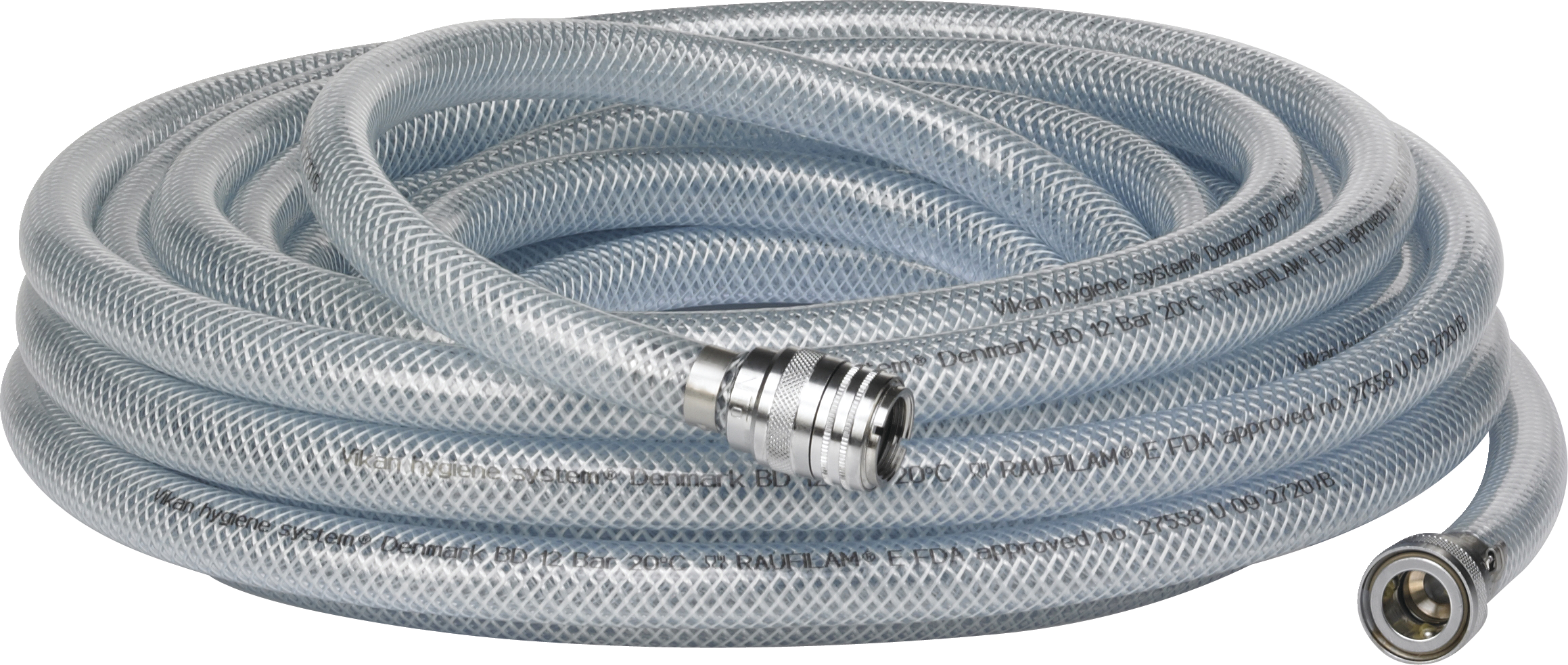 Cold water hose, 1/2" (Q), 15000 mm, Transparent