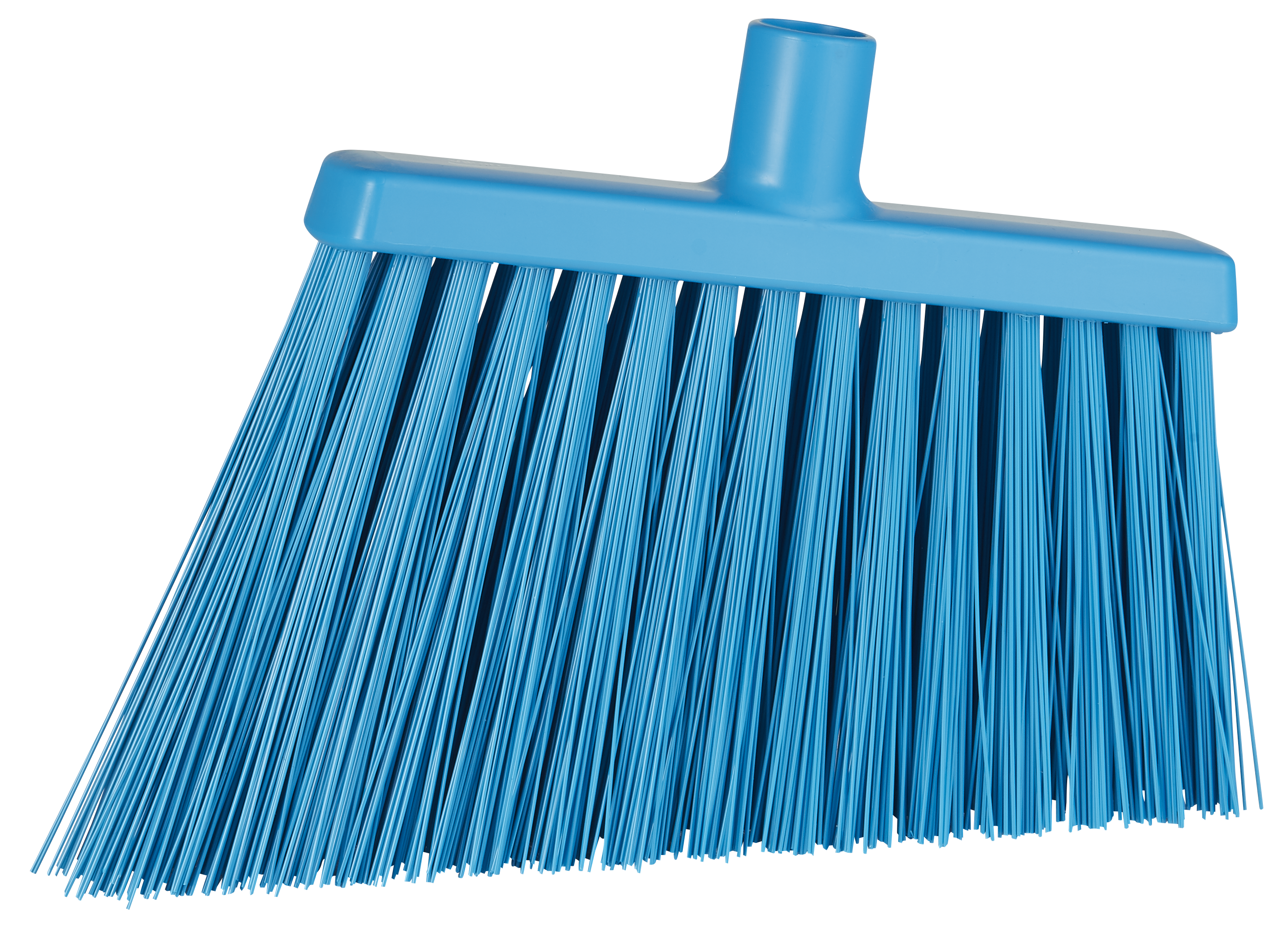 Broom, Angle Cut, 11.4" Extra stiff, Blue