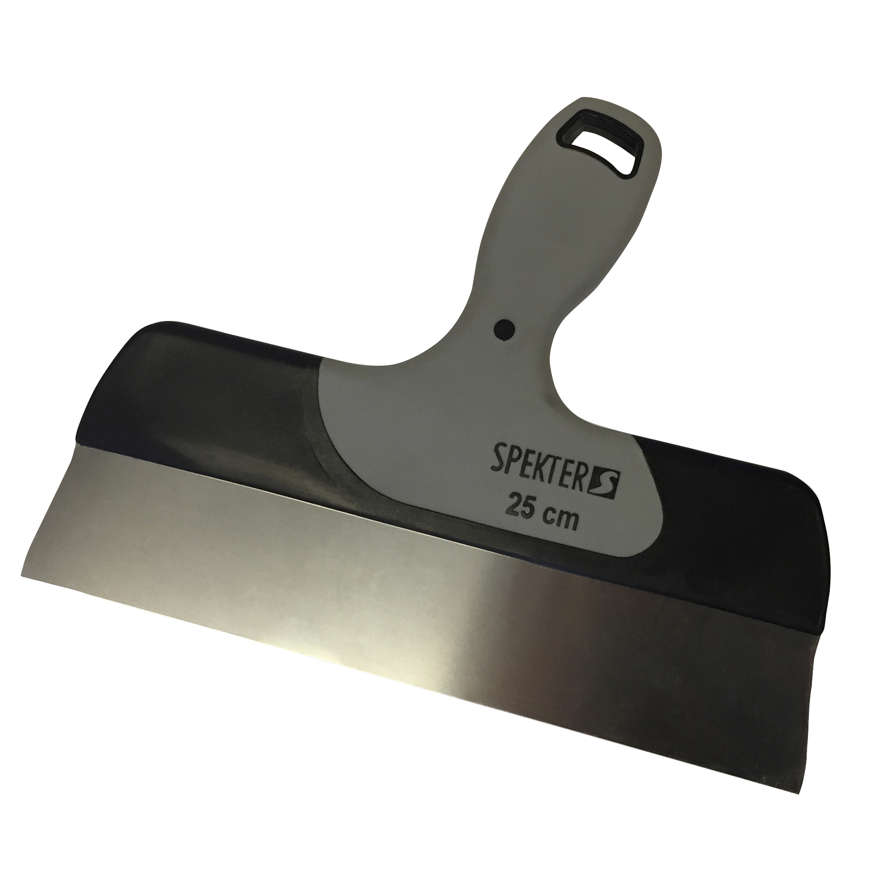 Bredspartel m/stålblad, 250 mm, Grå