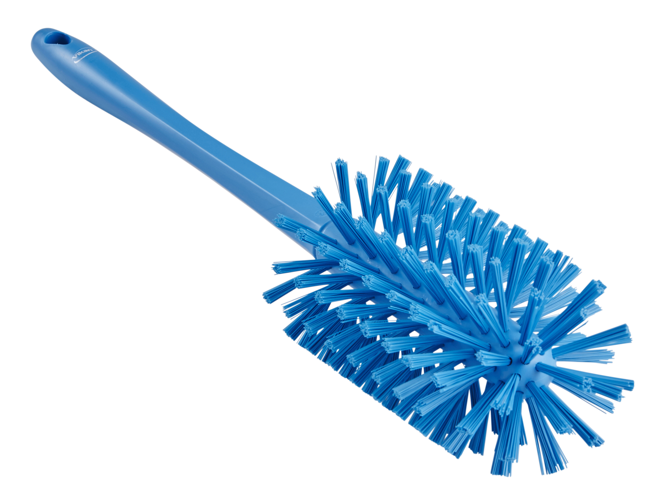 Pipe Brush w/handle, one piece, Ø90 mm, Medium/hard, Blue